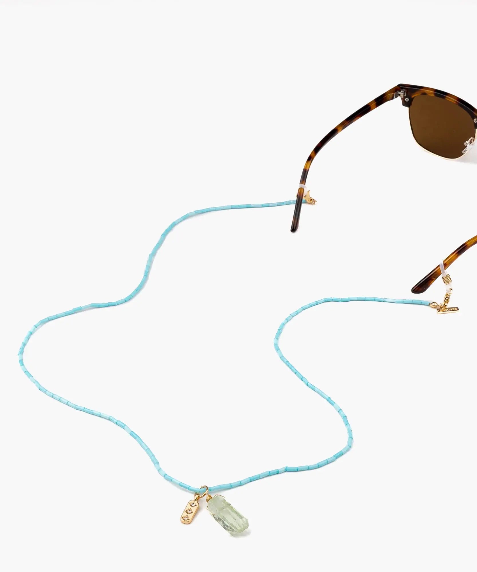 Strap Sujetador Lentes Piedra Colgante