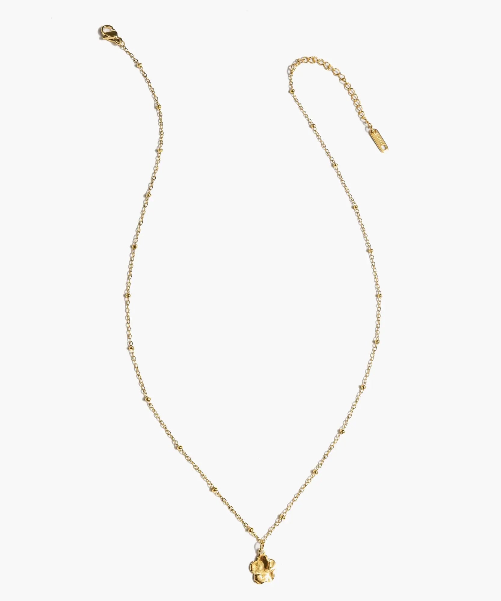Collar Acero Inoxidable Flor