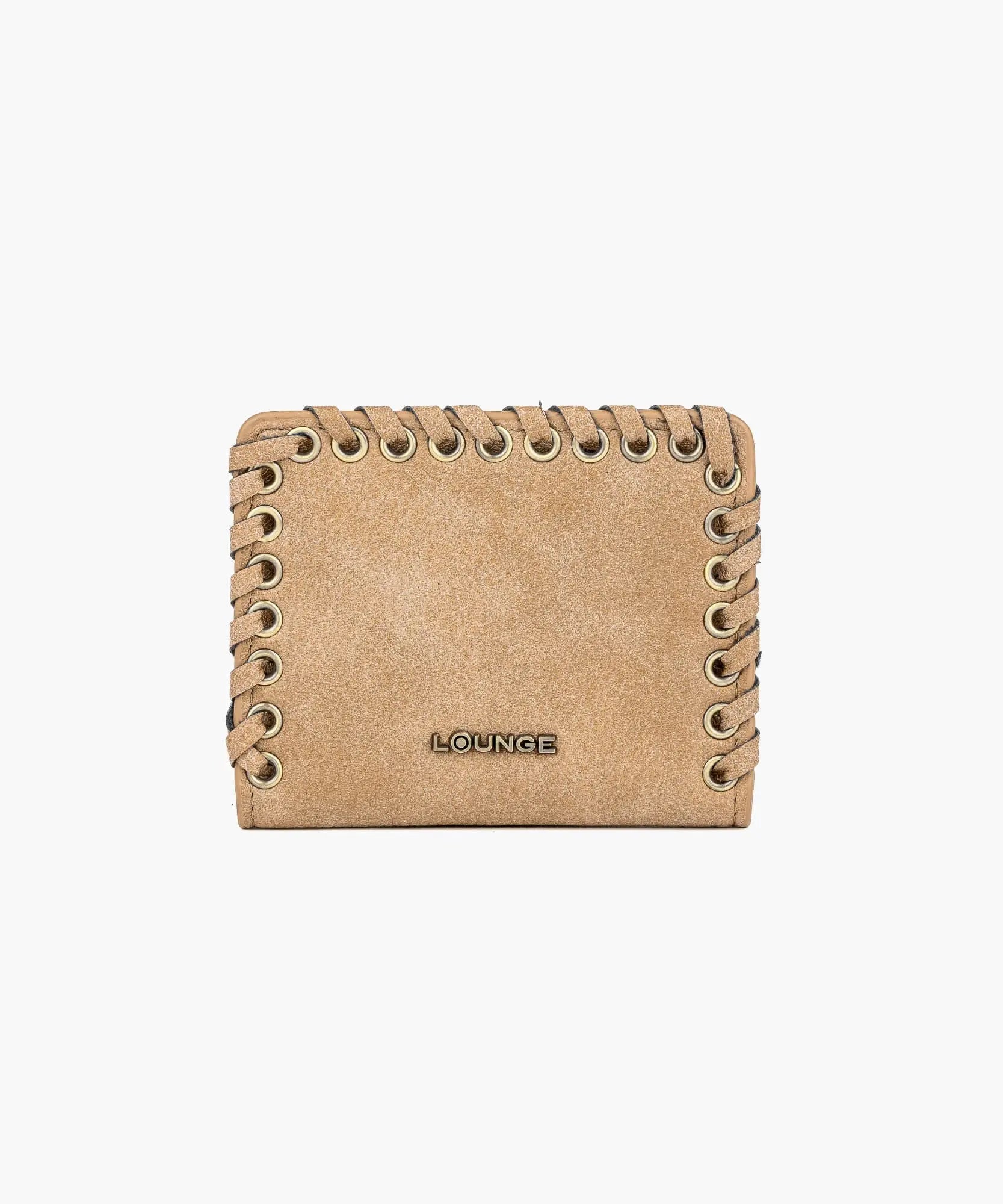 Billetera Boho Botón Ojetillos