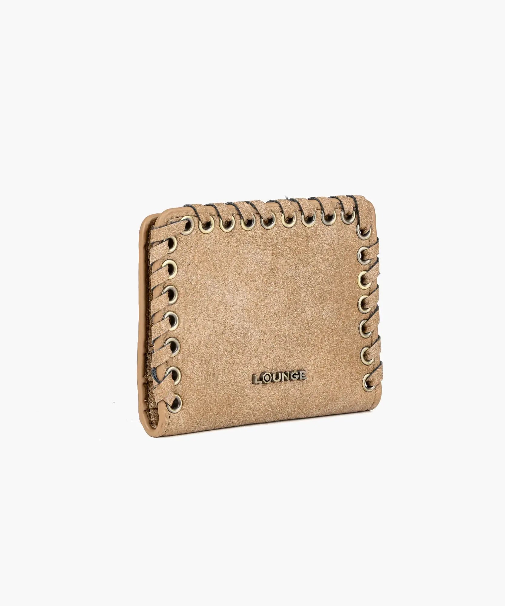 Billetera Boho Botón Ojetillos