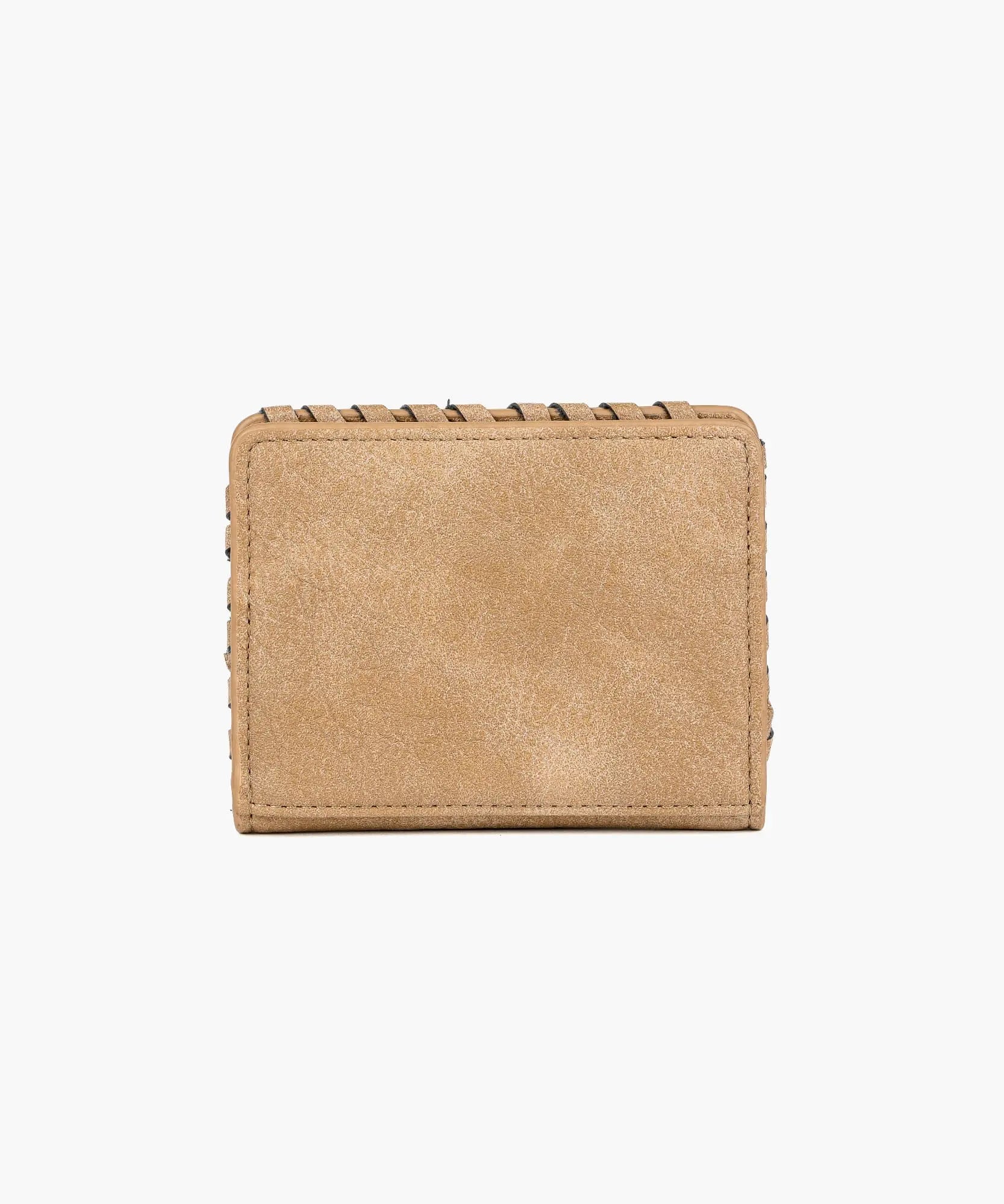 Billetera Boho Botón Ojetillos