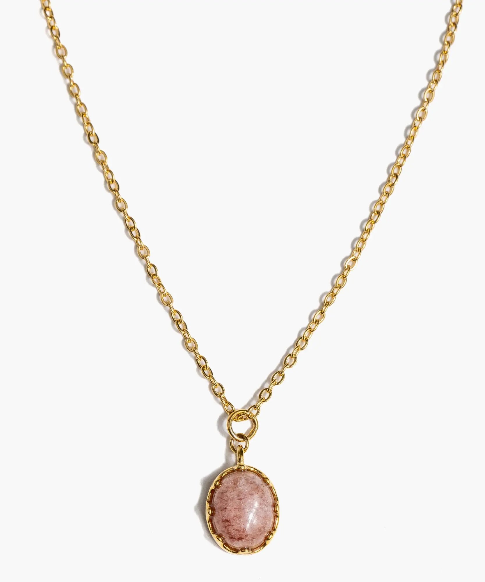 Collar Acero Inoxidable Piedra