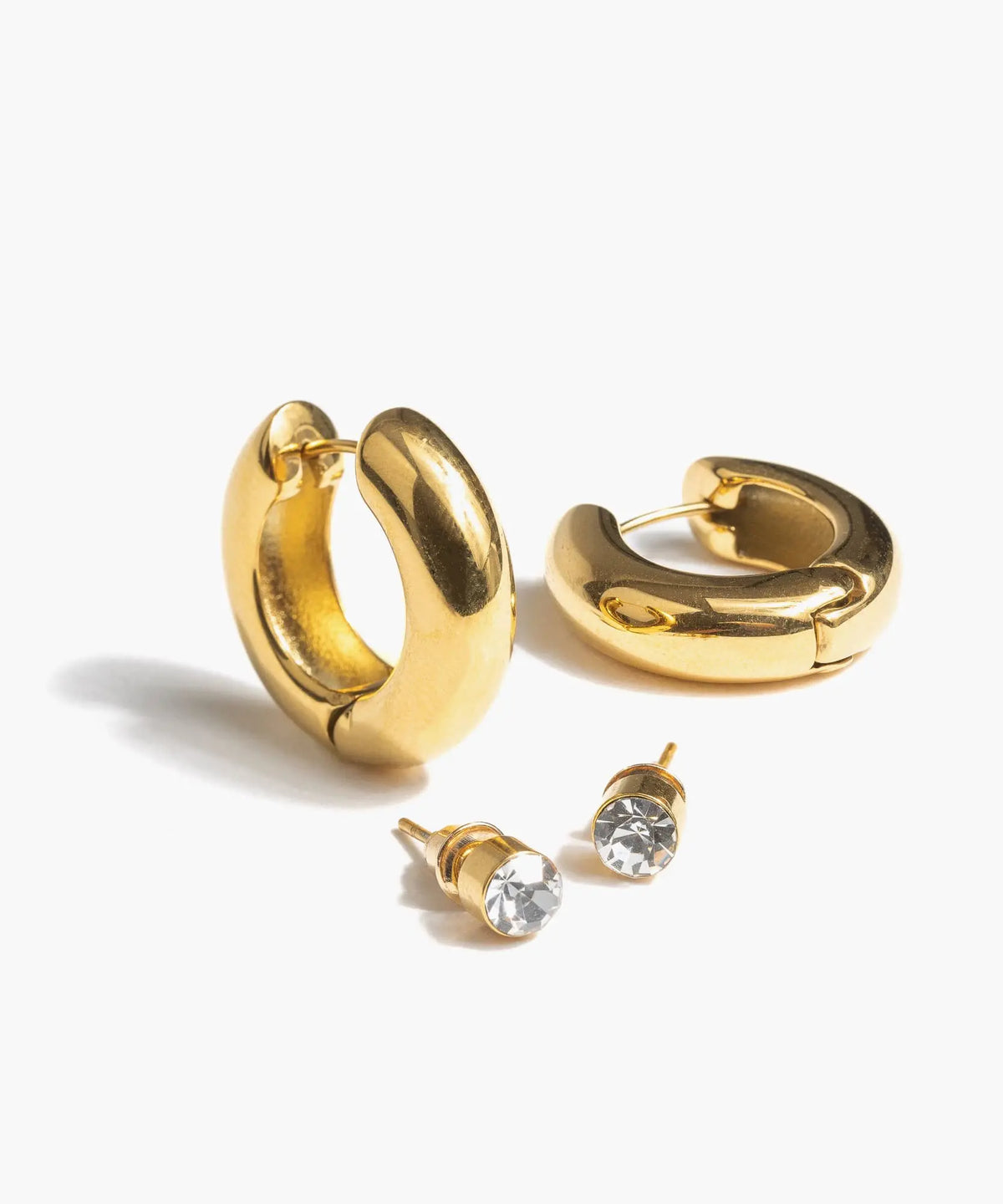 Set Aros Acero Inoxidable
