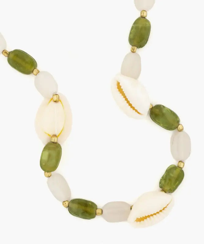 Collar Paradiso Piedras Y Conchitas