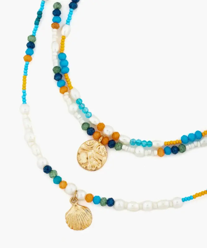 Collar Paradiso Mostacillas Colores