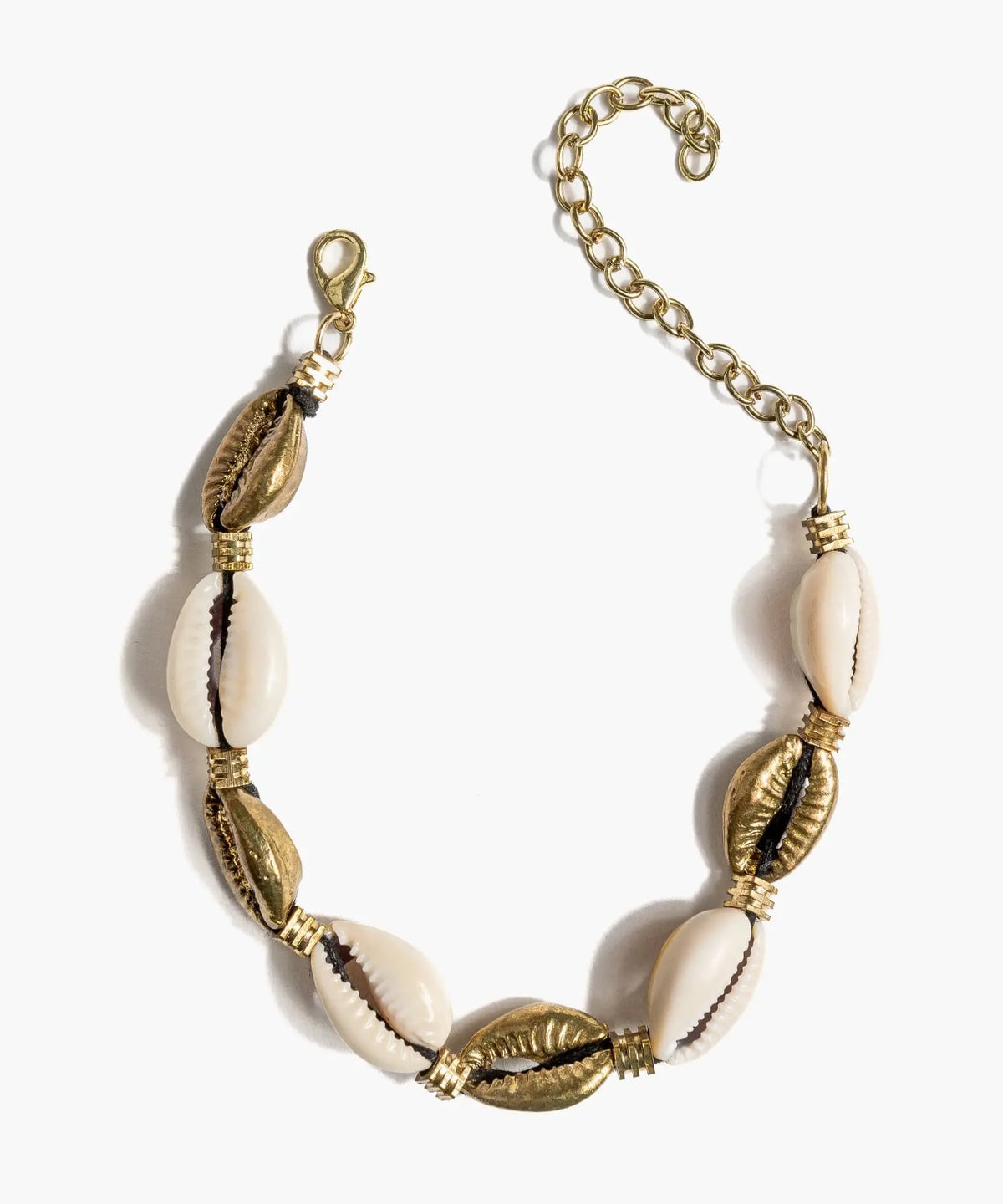 Tobillera Paradiso De Hilo Con Conchitas