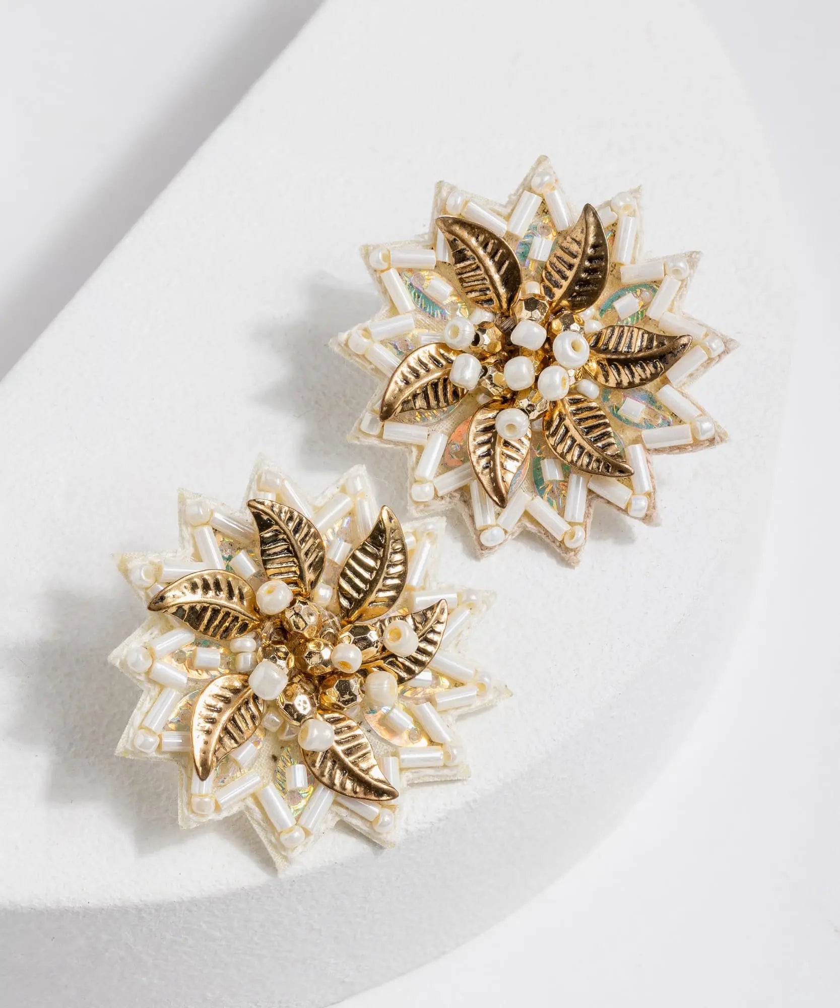 Aros Boho Flor Detalles