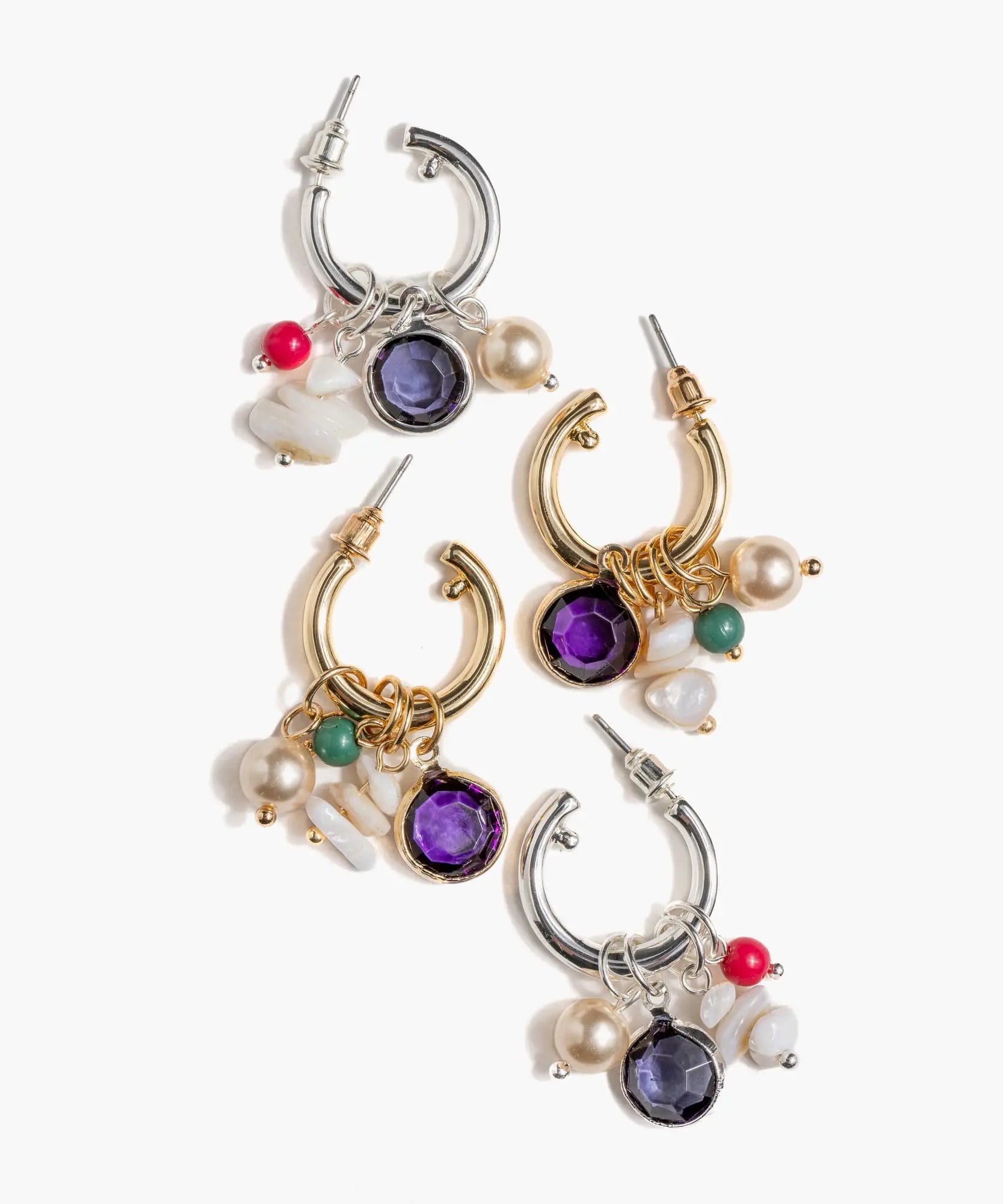 Aros Argollas Colgantes