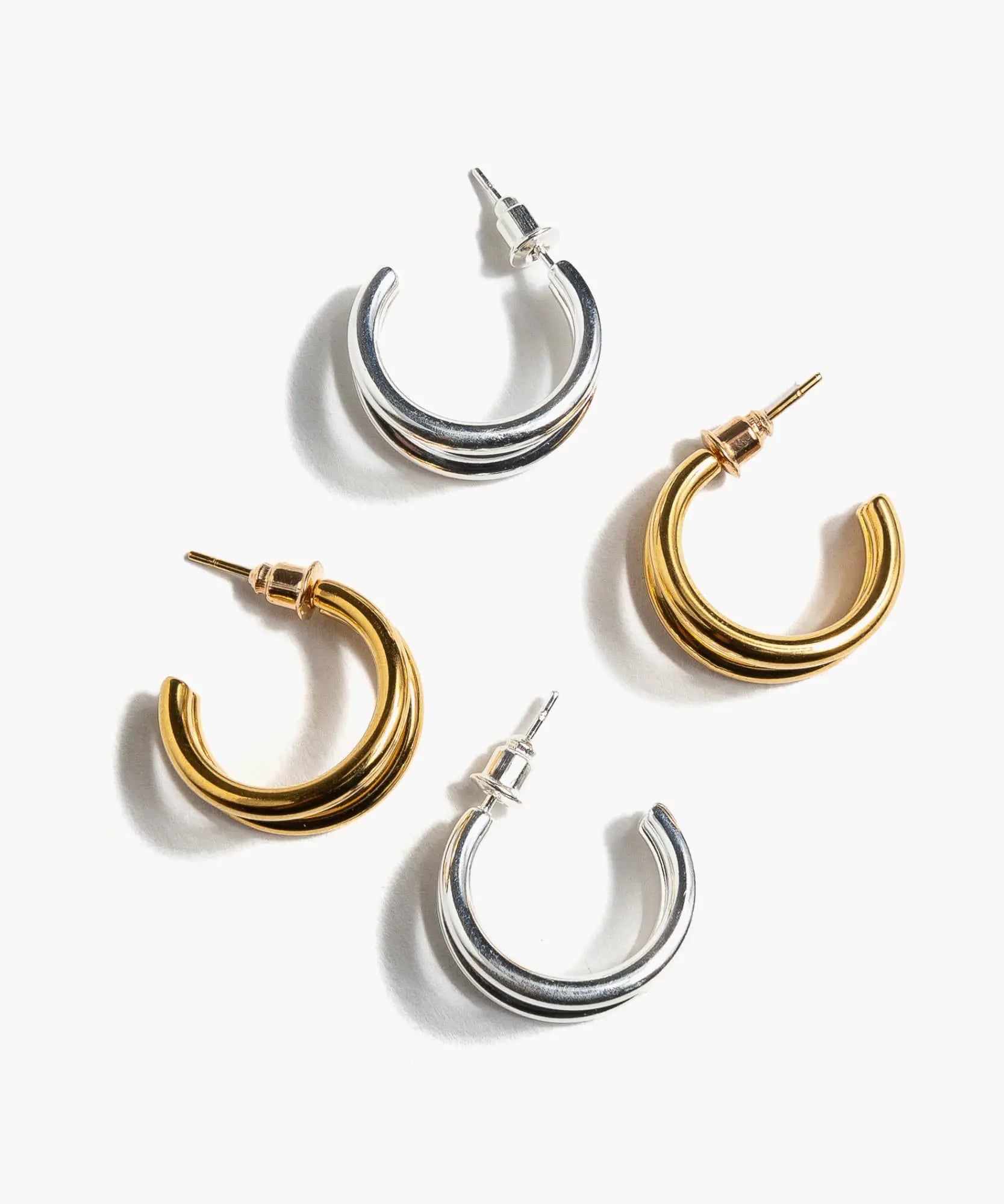 Aros Argollas Doble