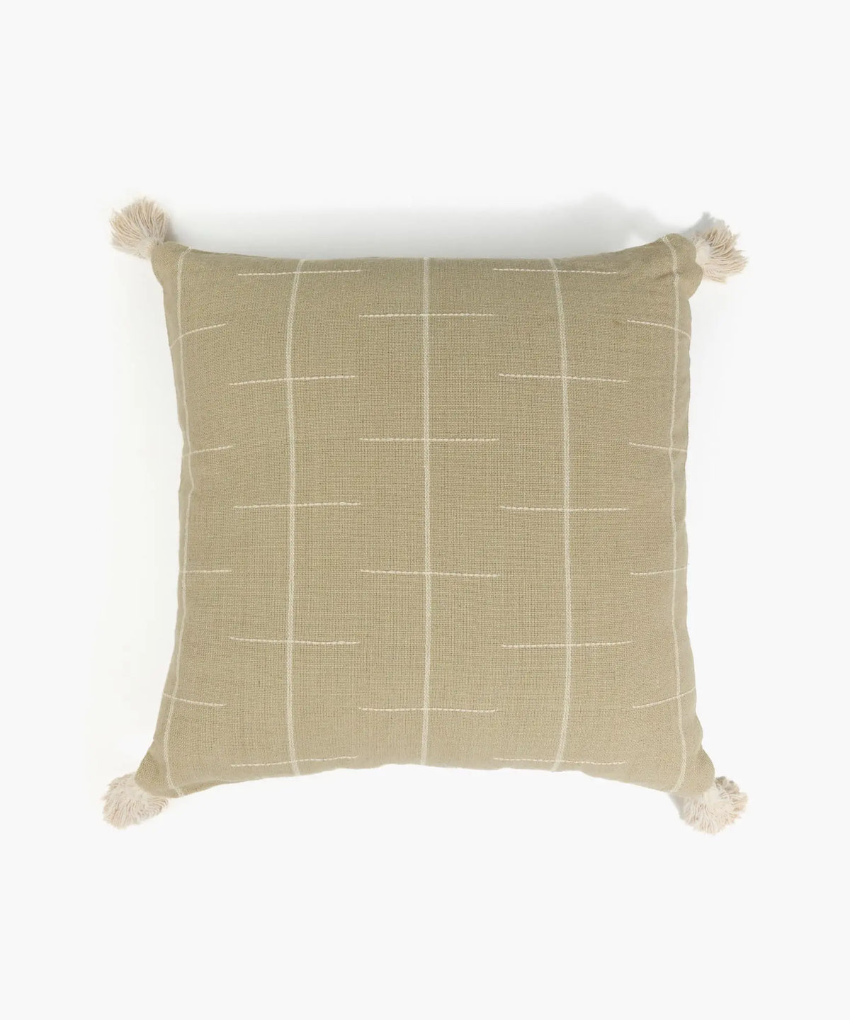 Cojín Algodón Detalle Costuras