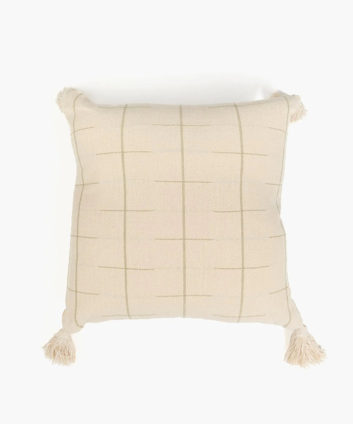 Cojín Algodón Detalle Costuras