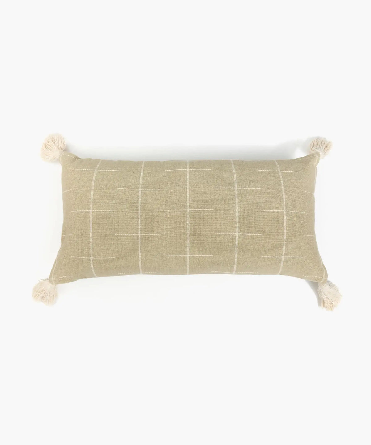 Cojín Algodón Detalle Costuras