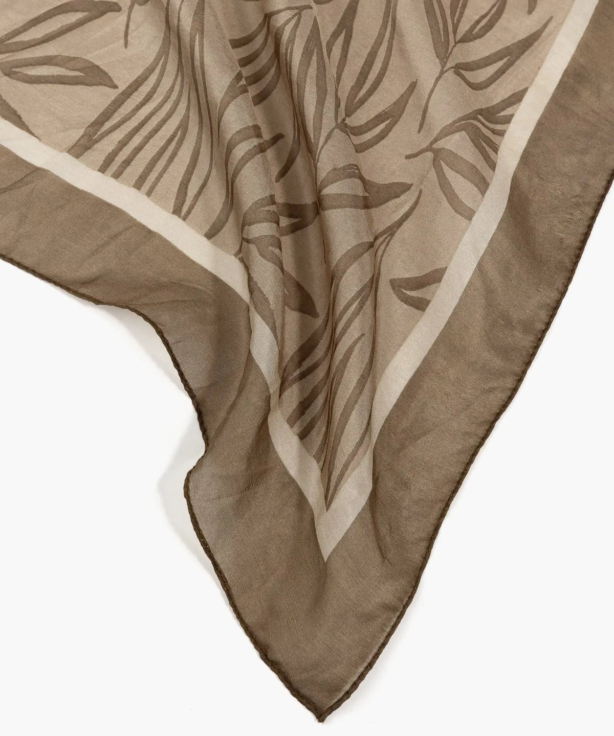 Bandana Seda Hojas