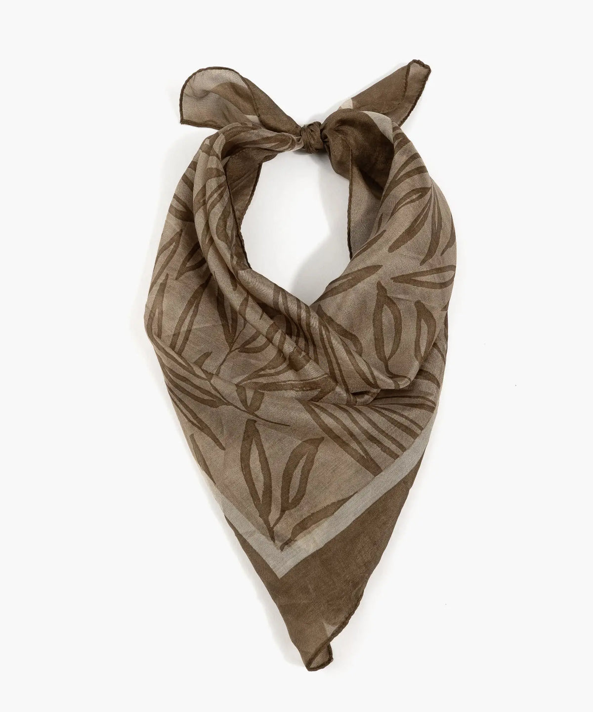 Bandana Seda Hojas