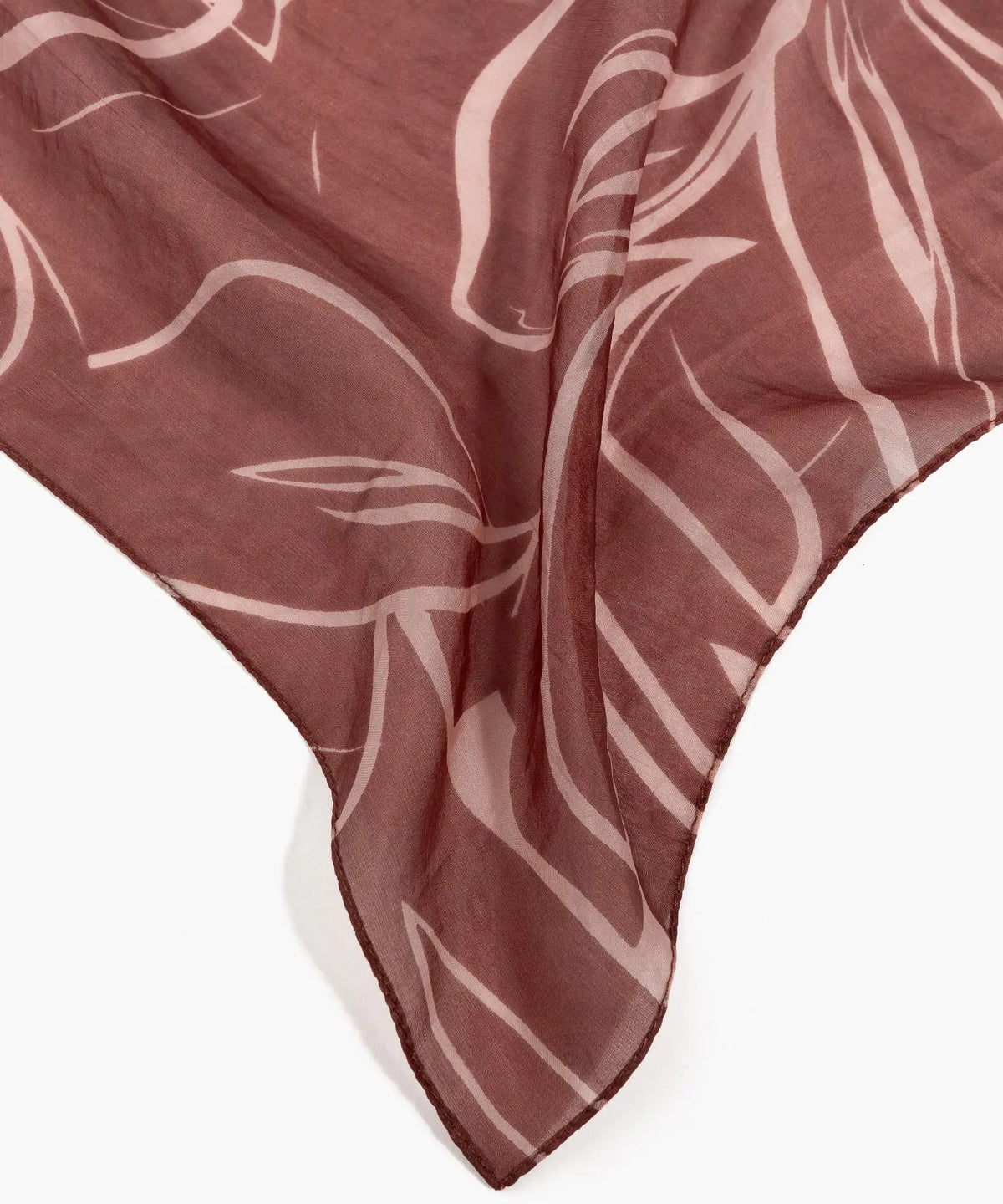 Estola Seda Diseño Flores