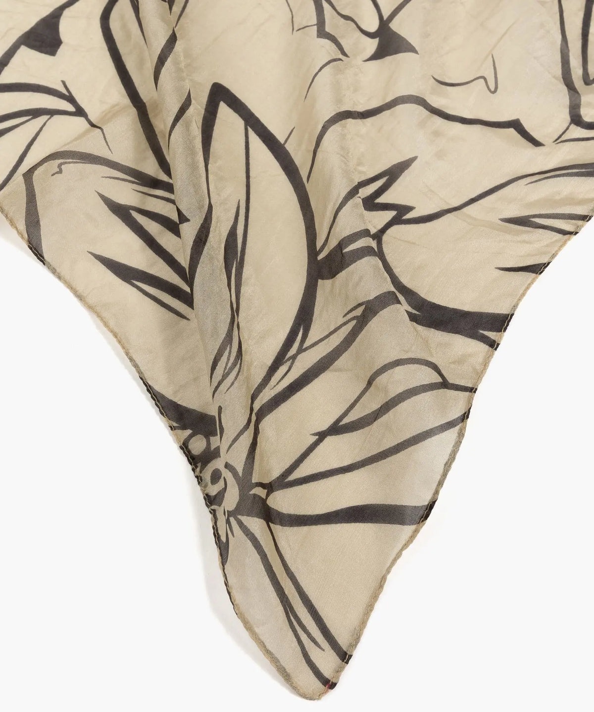 Estola Seda Diseño Flores