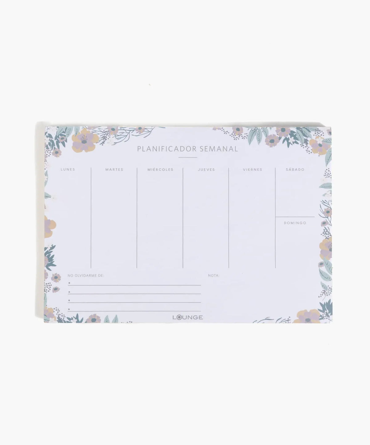 Planner Flores Back To School