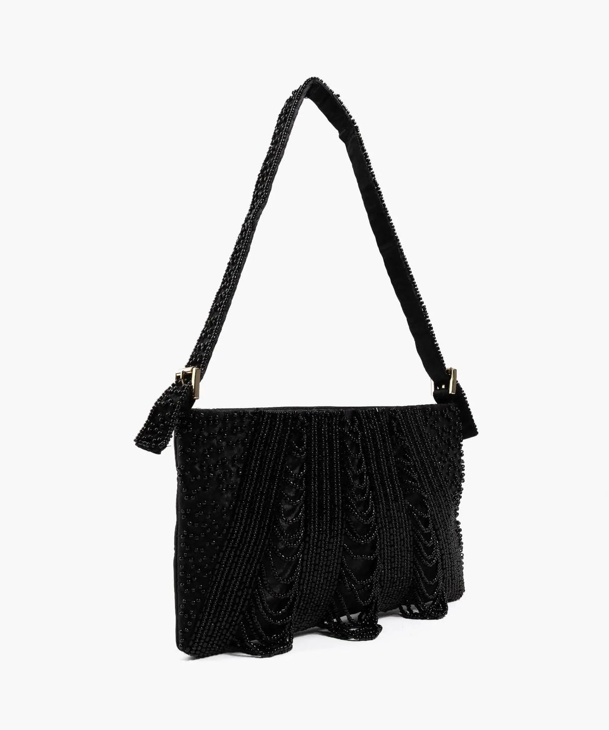 Cartera De Hombro Mostacillas Fiesta