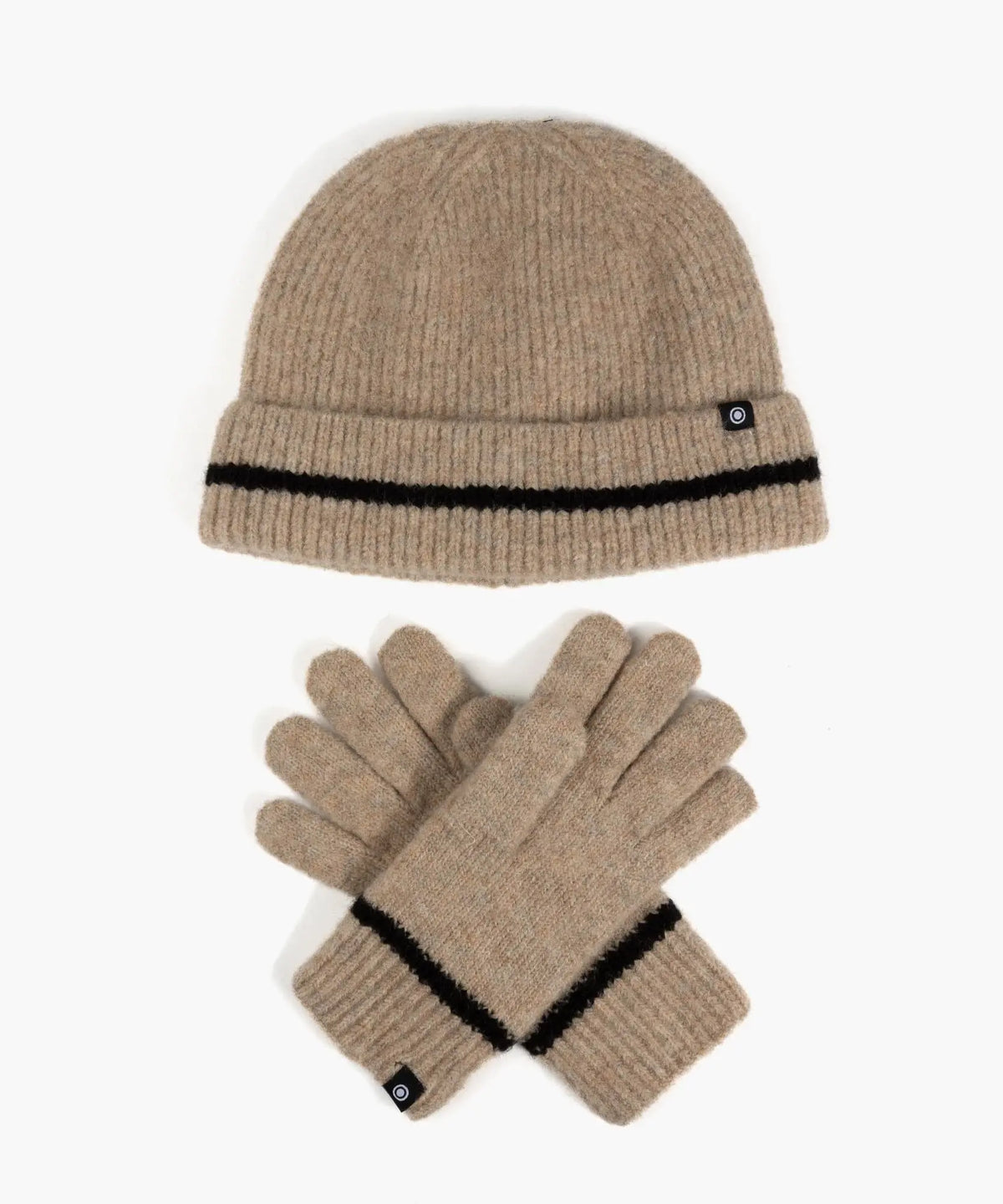 Set Gorro Y Guantes Líneas