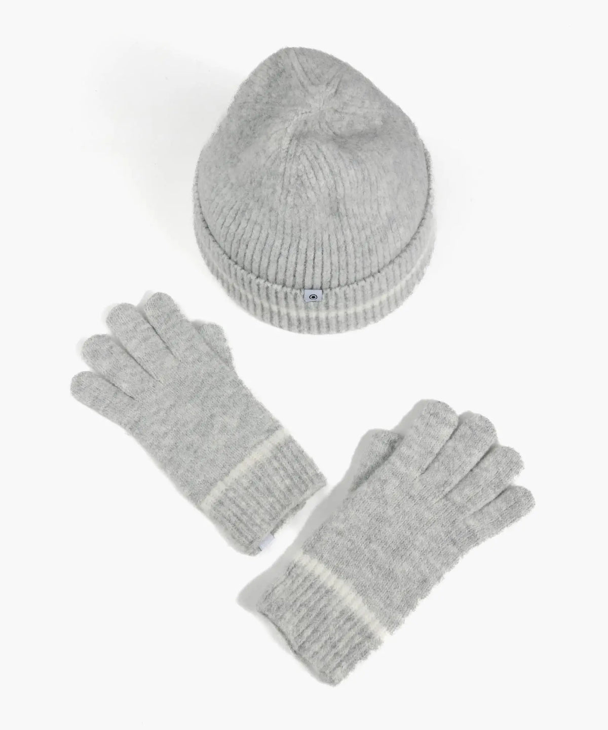 Set Gorro Y Guantes Líneas