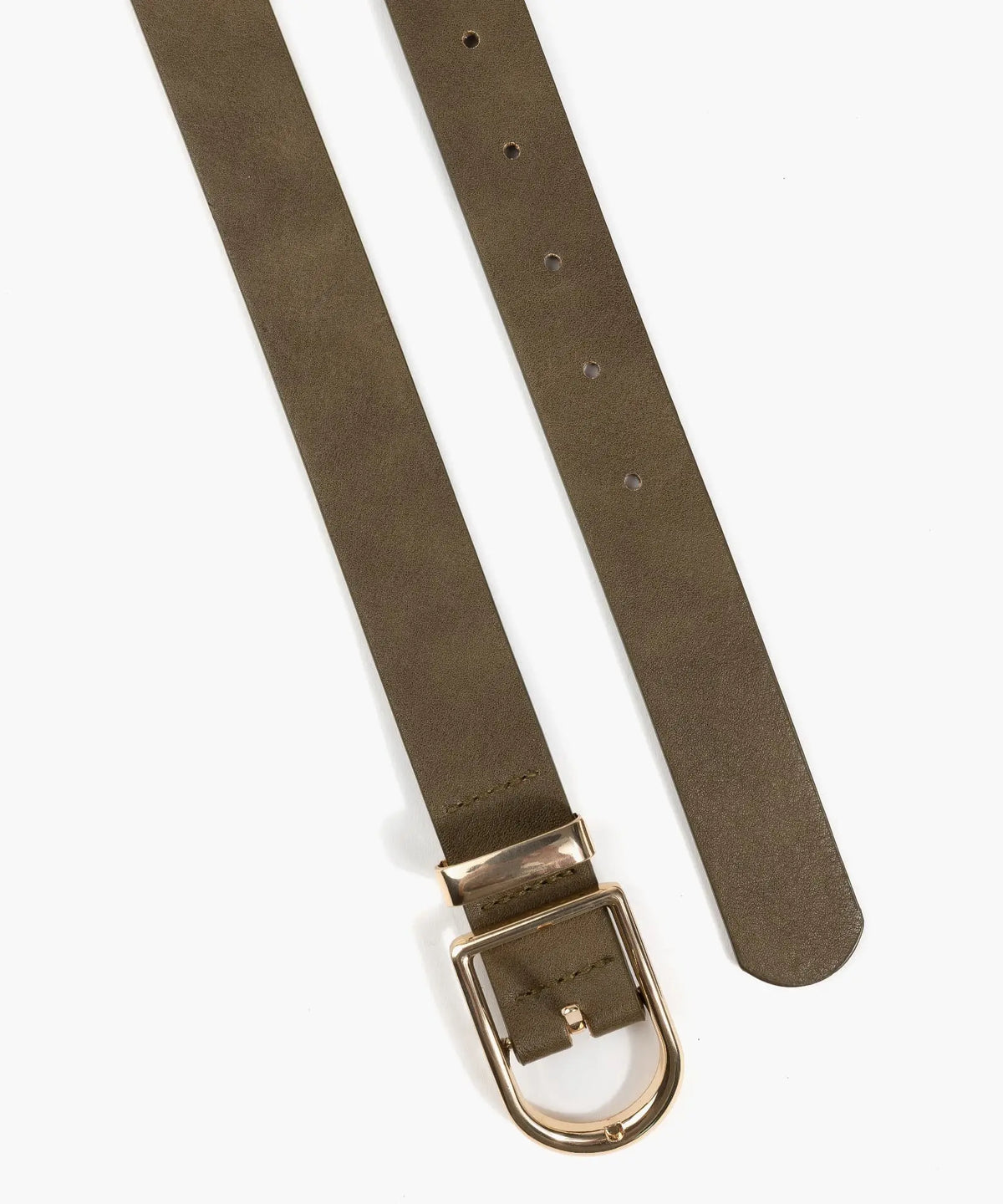 Cinturón Clásico Hebilla Semicircular