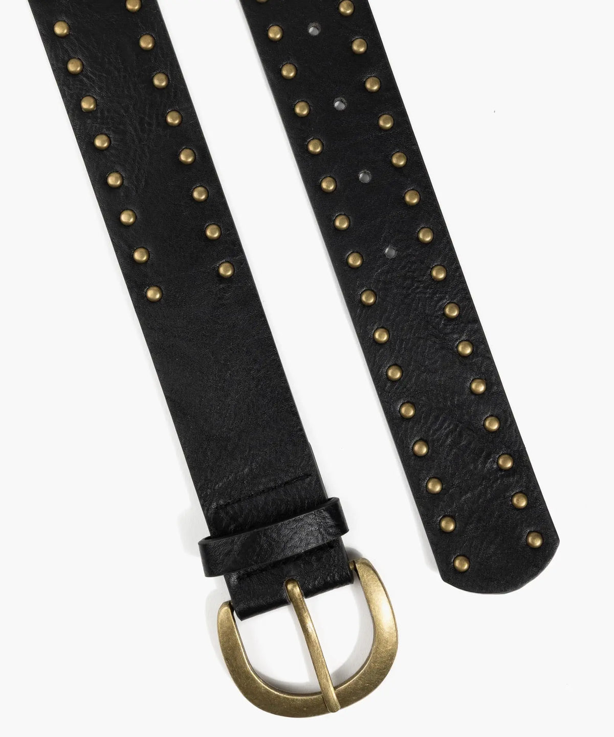 Cinturón Tachas Hebilla Redonda