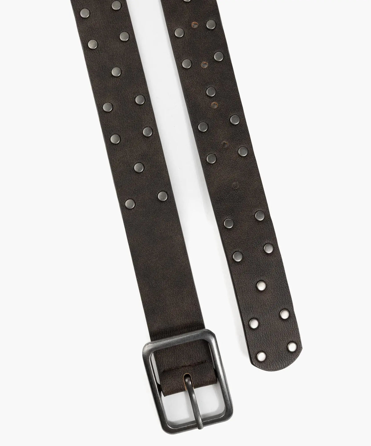 Cinturón Tachas Hebilla Cuadrada