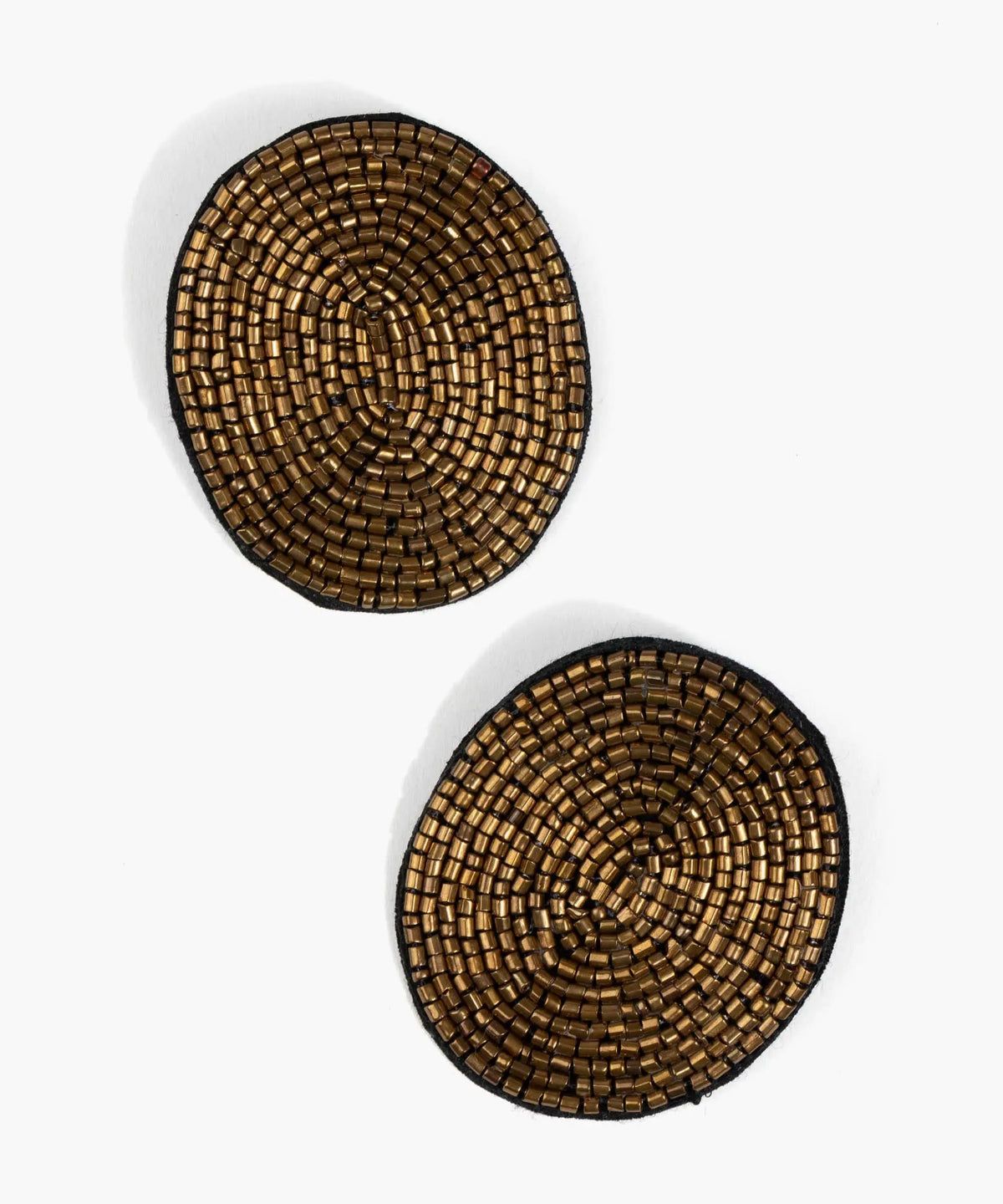 Aros Ovalados Mostacillas Fiesta