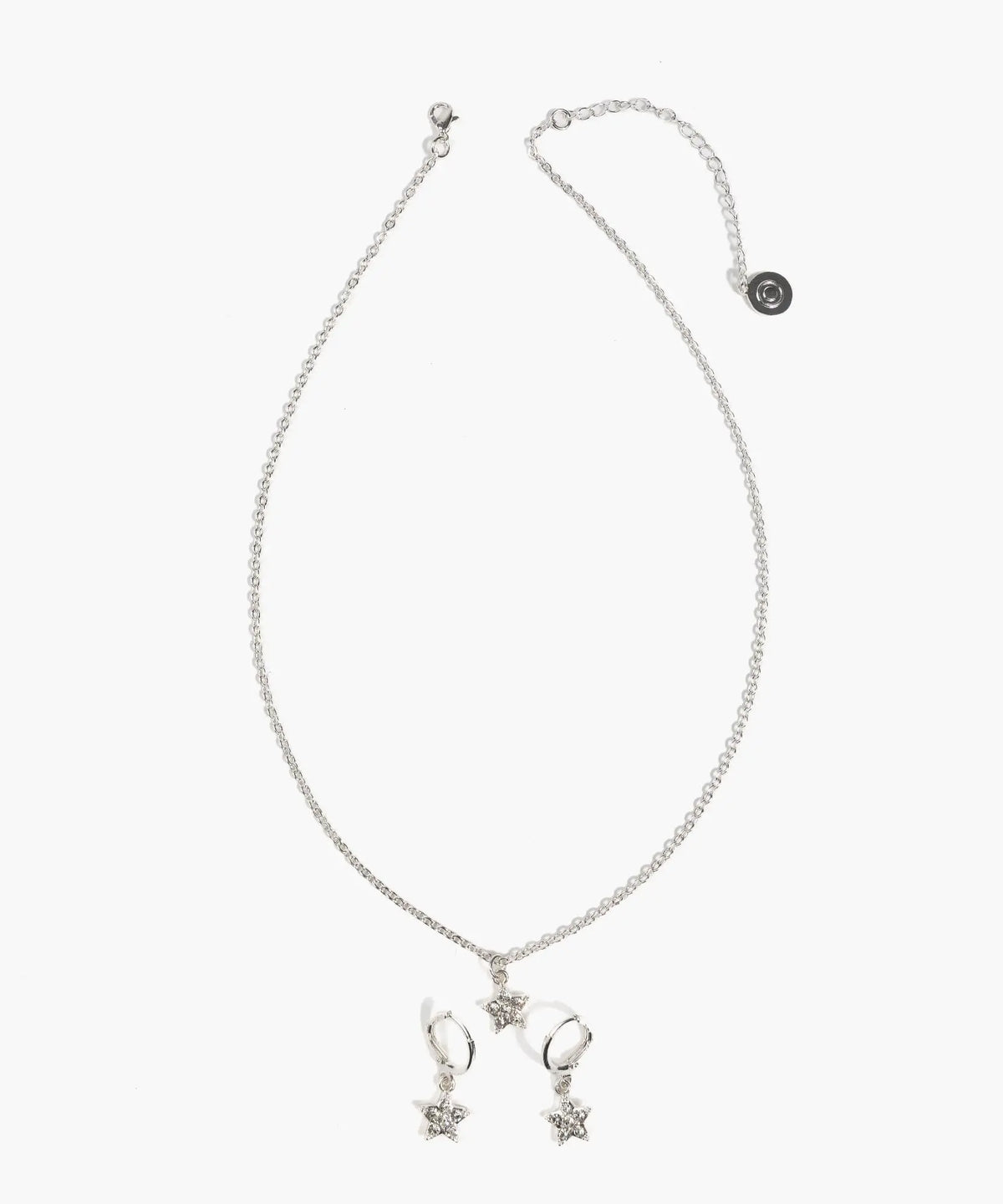 Set Collar Y Aros Con Estrellas