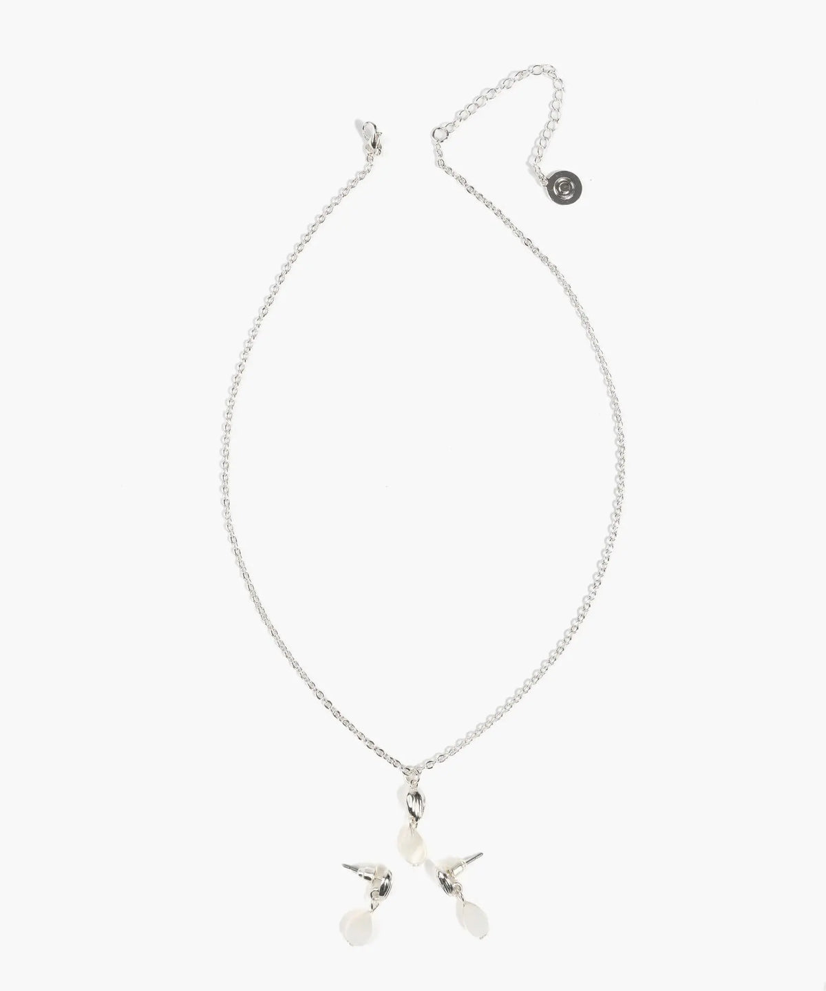 Set Collar Y Aros Perla