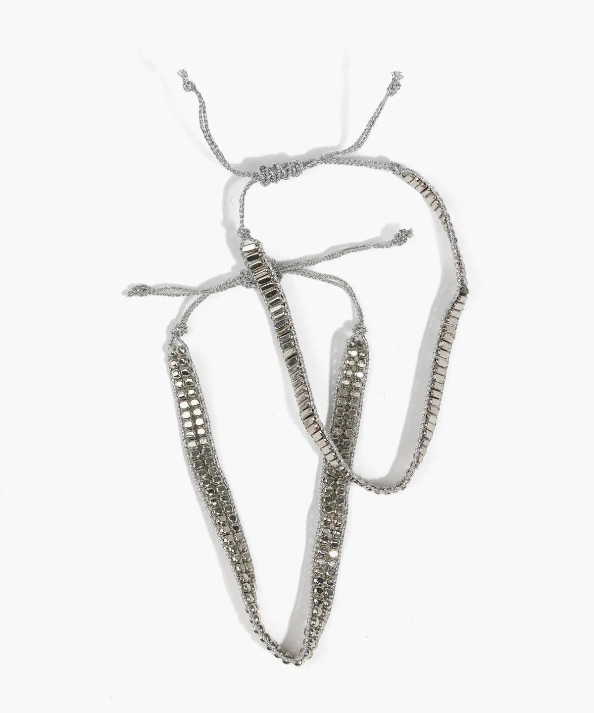 Set Pulseras Mostacillas Tejidas