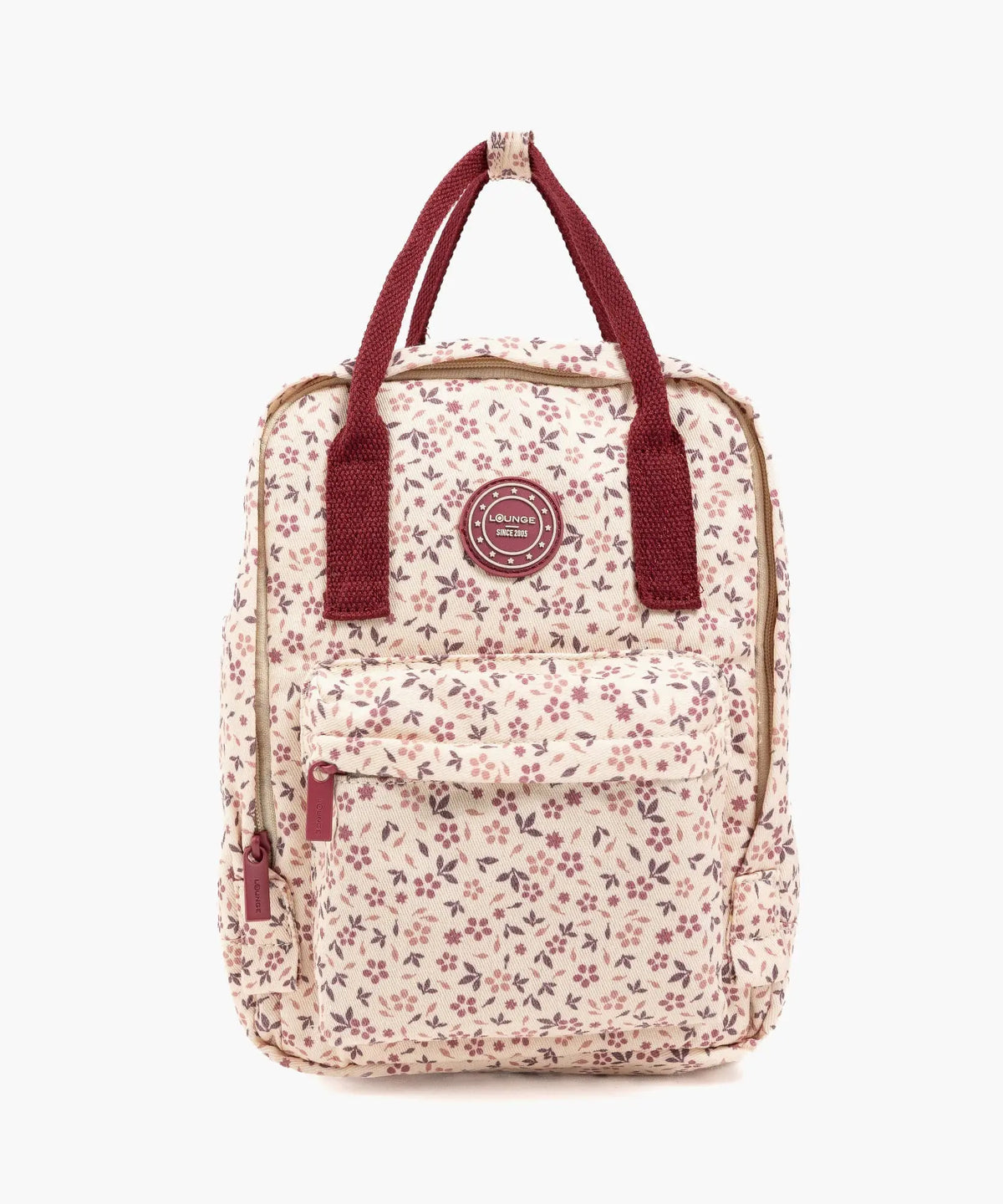Mochila Canvas Flores