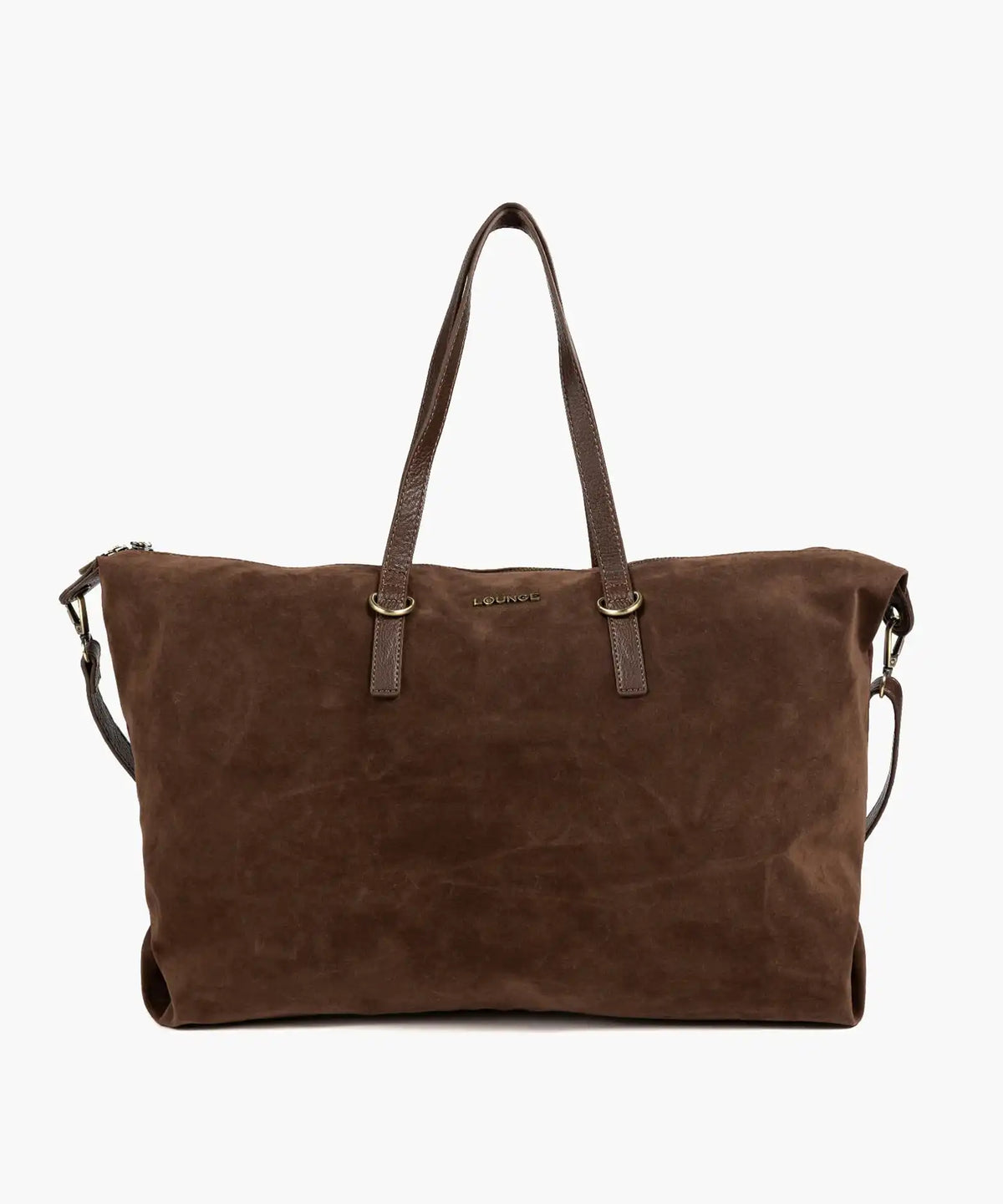 Cartera Tote Efecto Gamuza