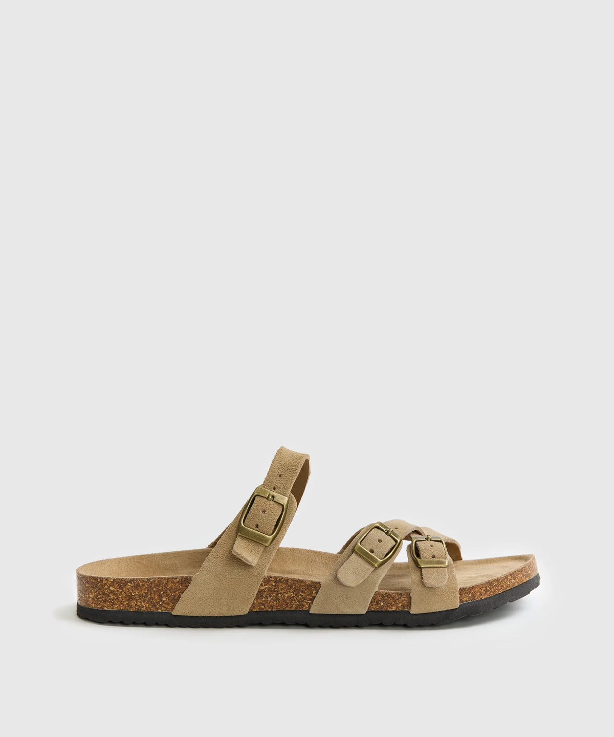 Sandalias Cruzadas Suede