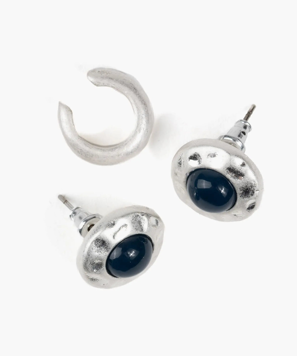 Set Aros Piedra Y Cuff