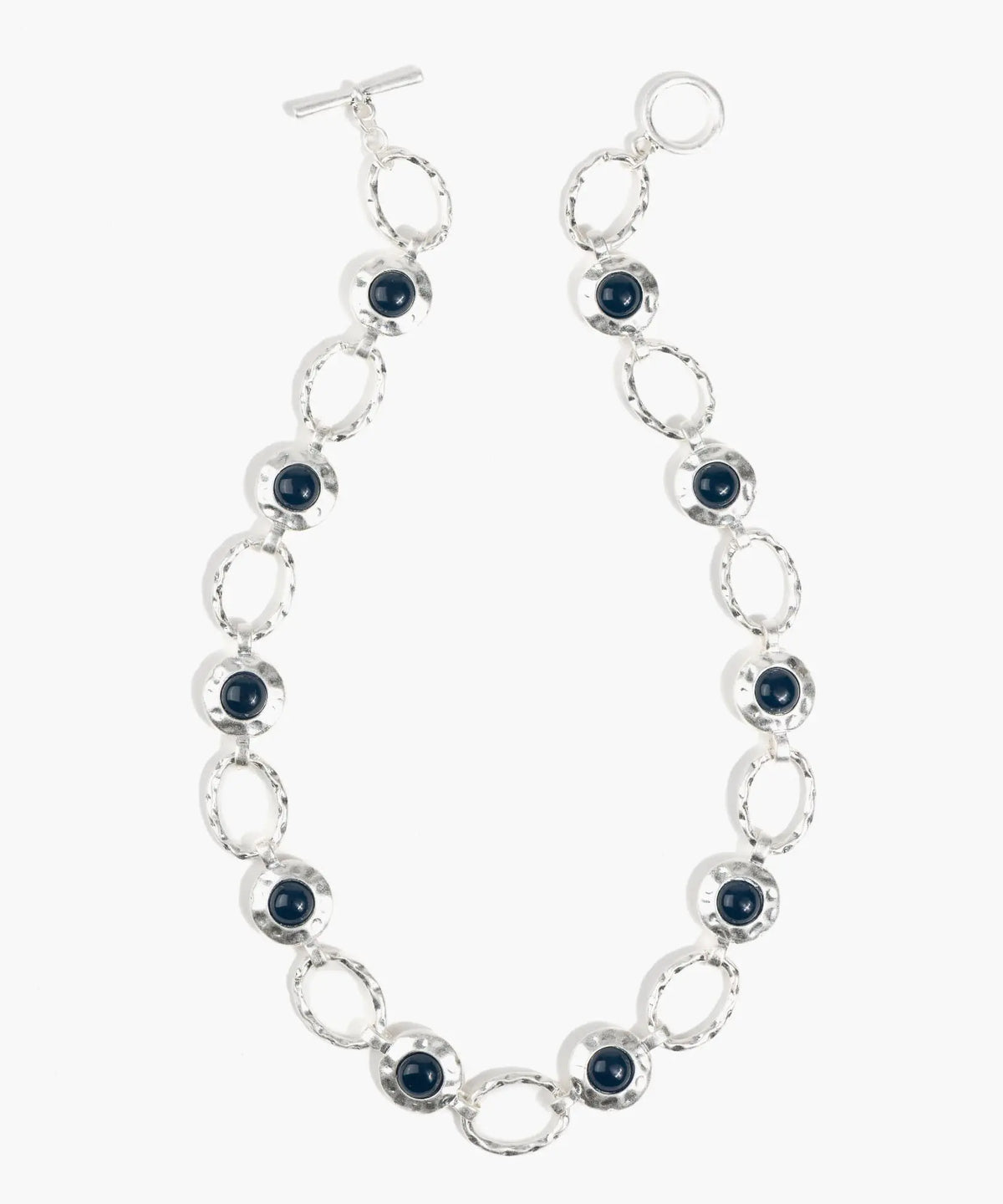 Collar Óvalos Y Piedras