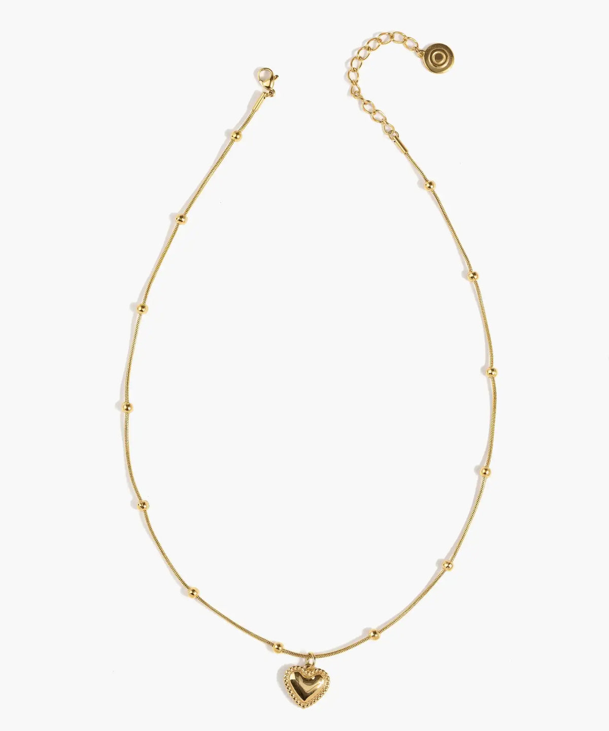 Collar Acero Inoxidable Corazón