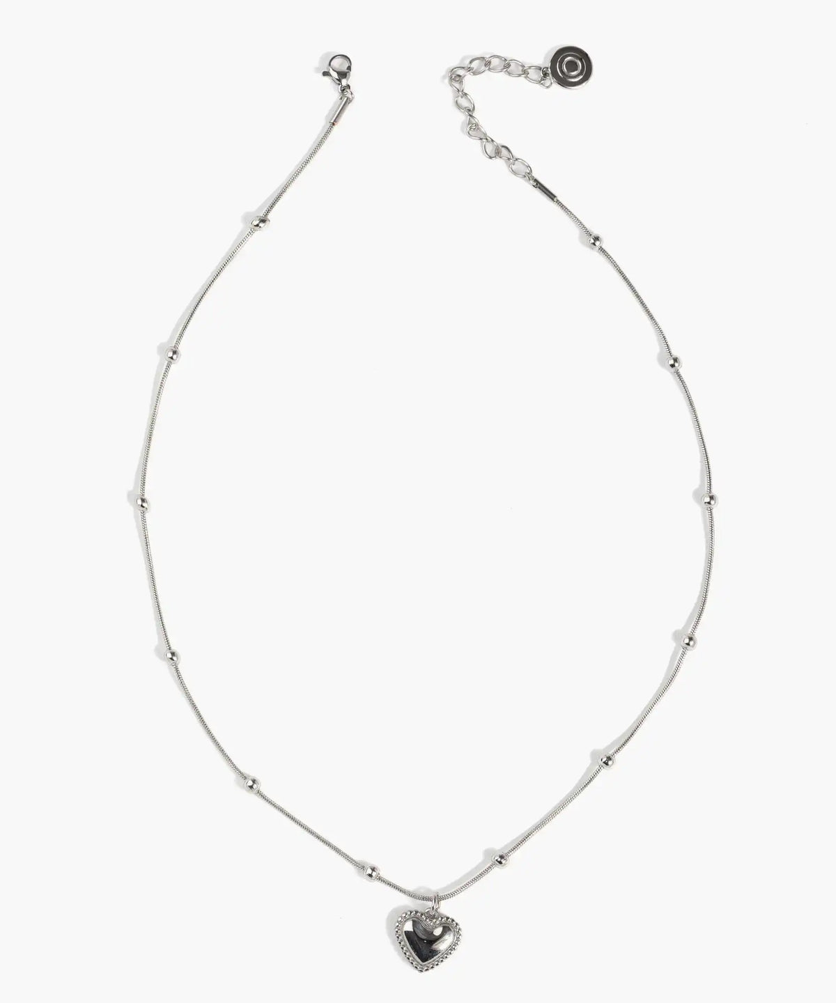 Collar Acero Inoxidable Corazón