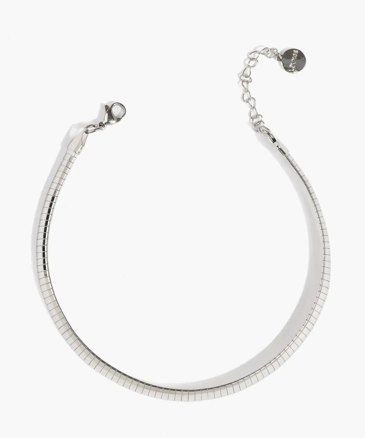 Collar Acero Inoxidable Choker Textura