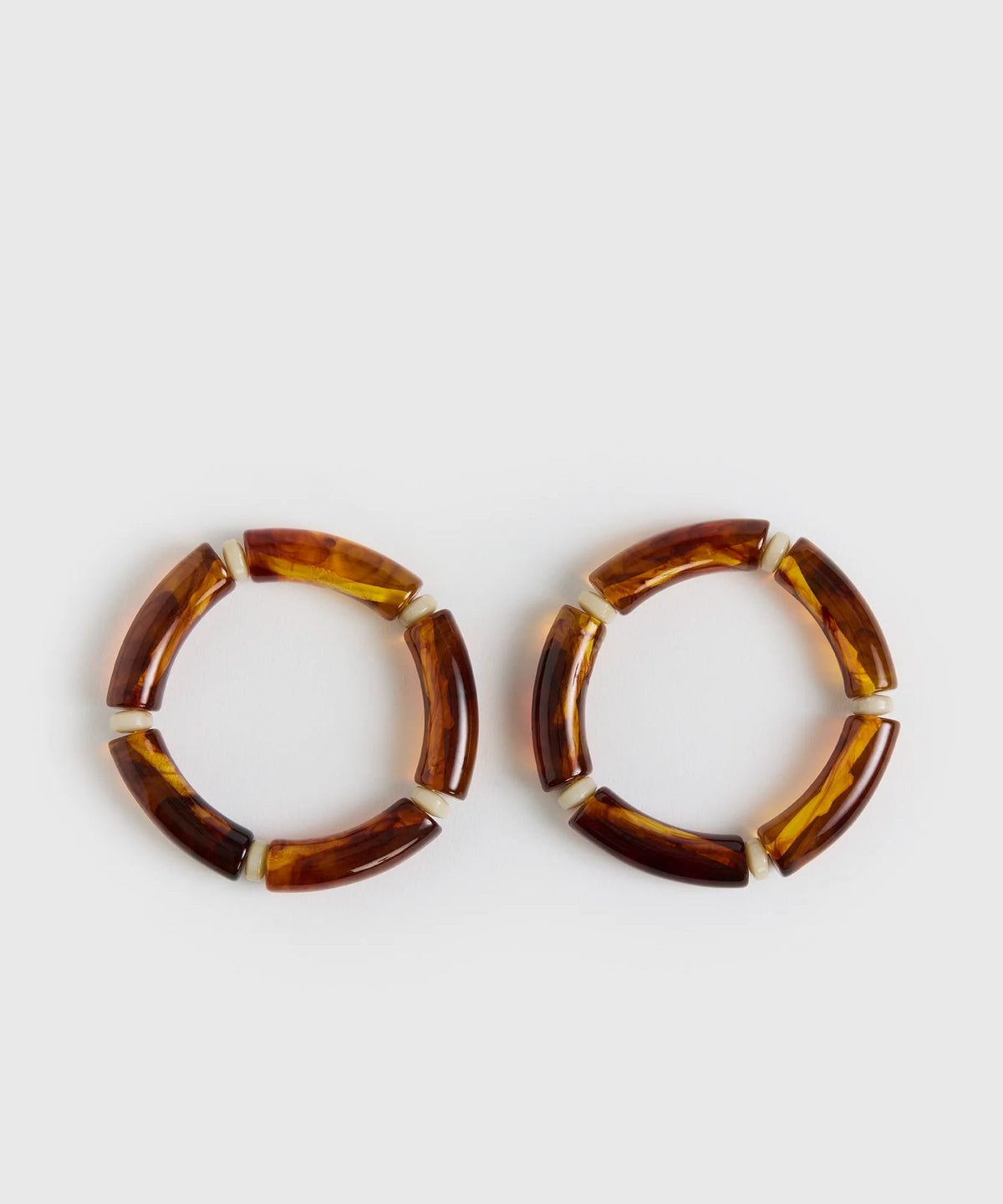 Set Pulseras Piedras Alargadas