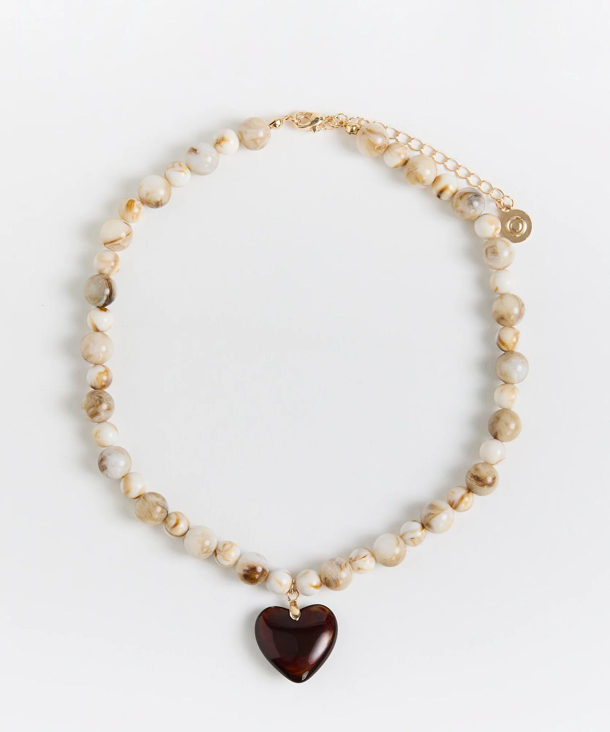 Collar Borlas Y Corazón