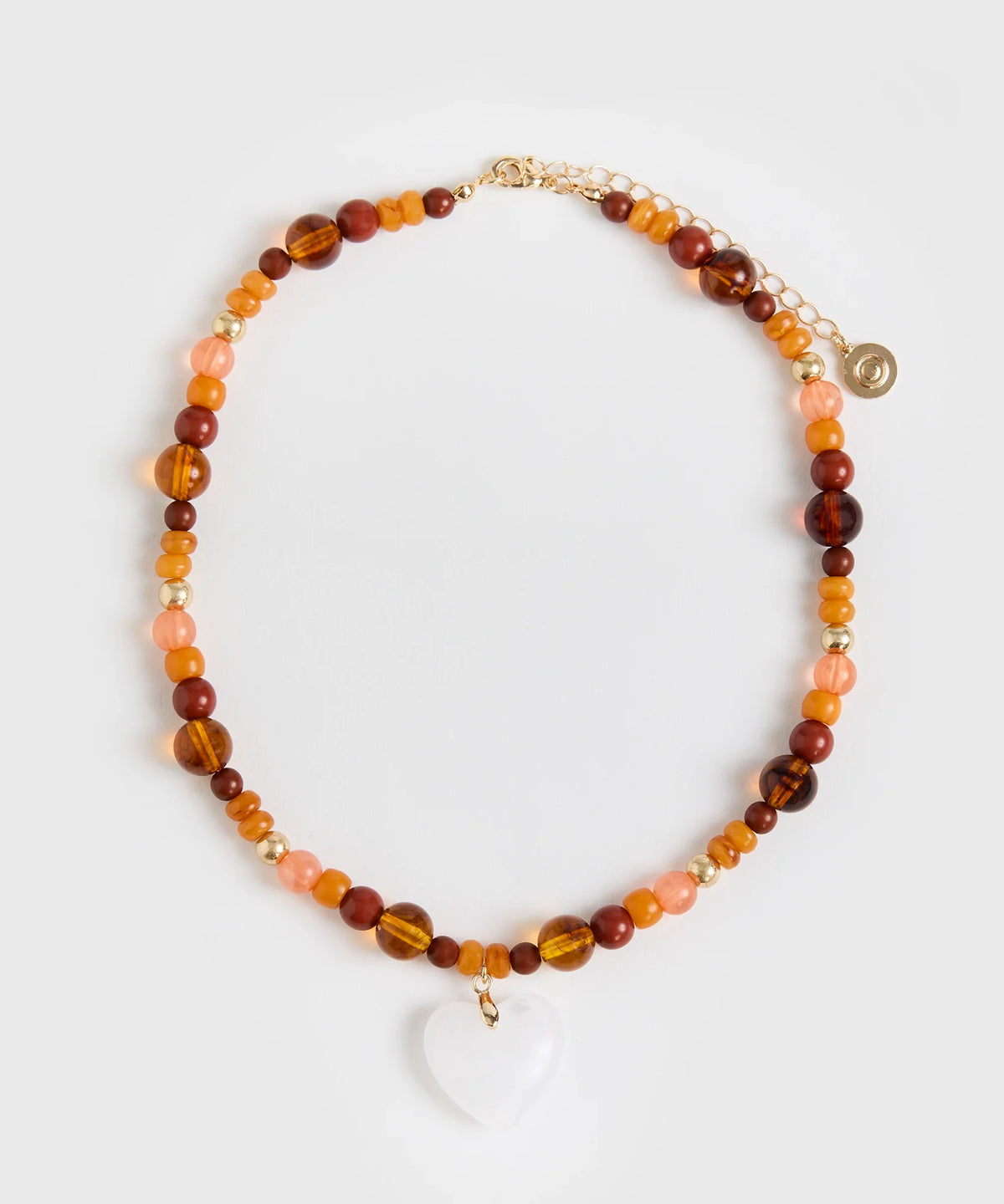 Collar Borlas Y Corazón