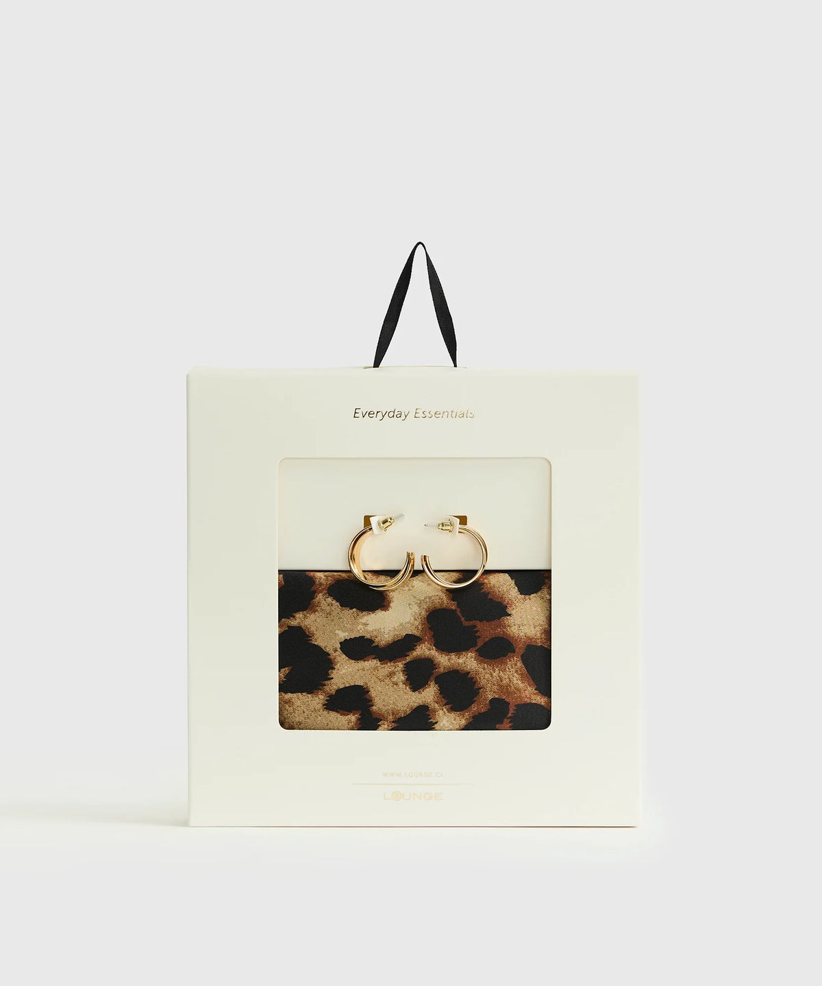 Set Pañuelo Y Aros Estampado Animal Print