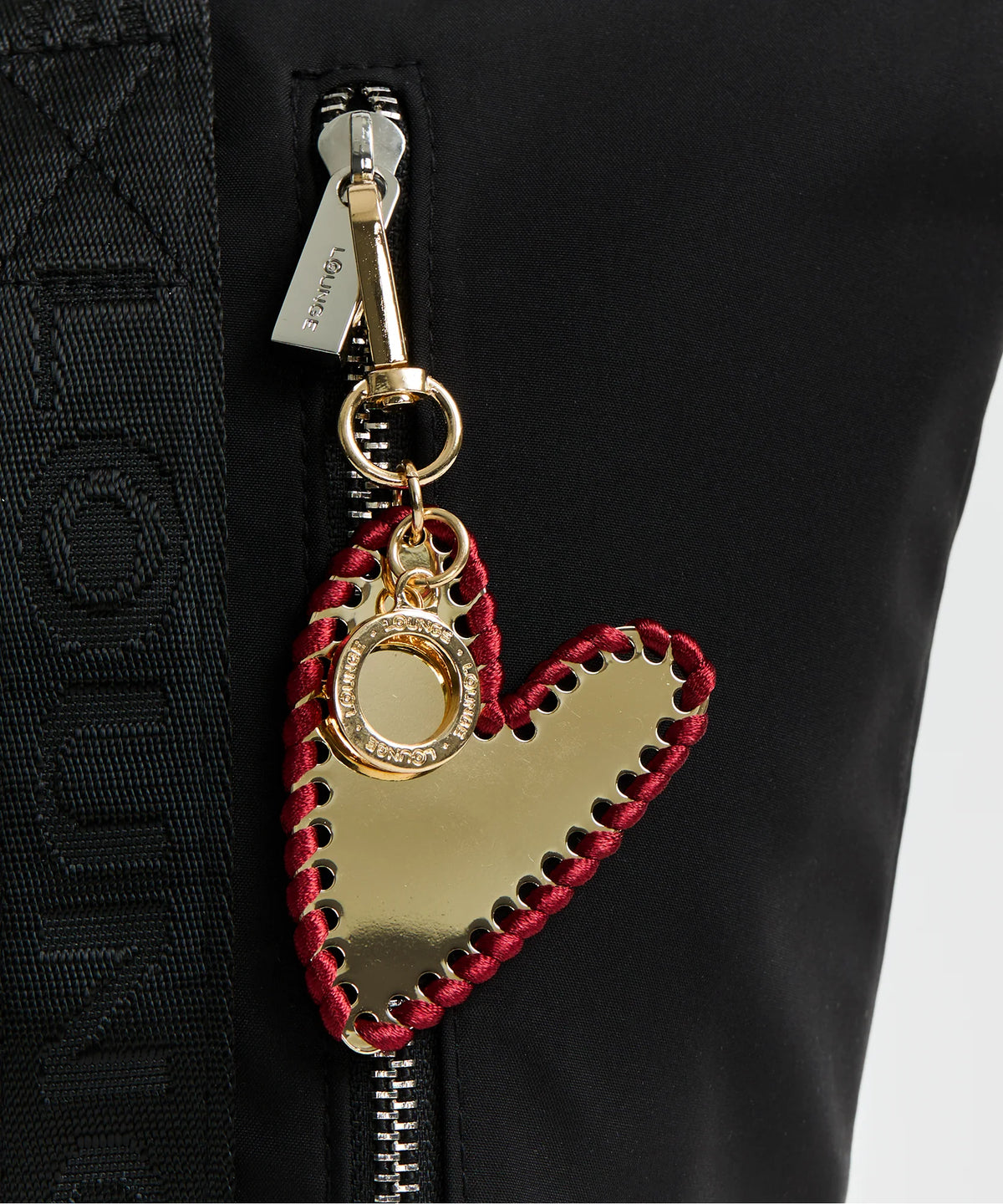 Llavero Corazón Borde Cinta