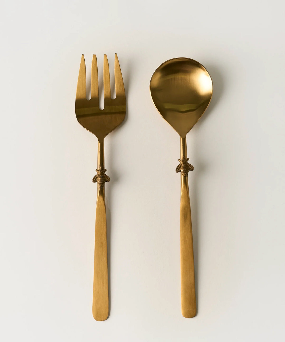 Set Cubiertos Acero Inoxidable Abejas