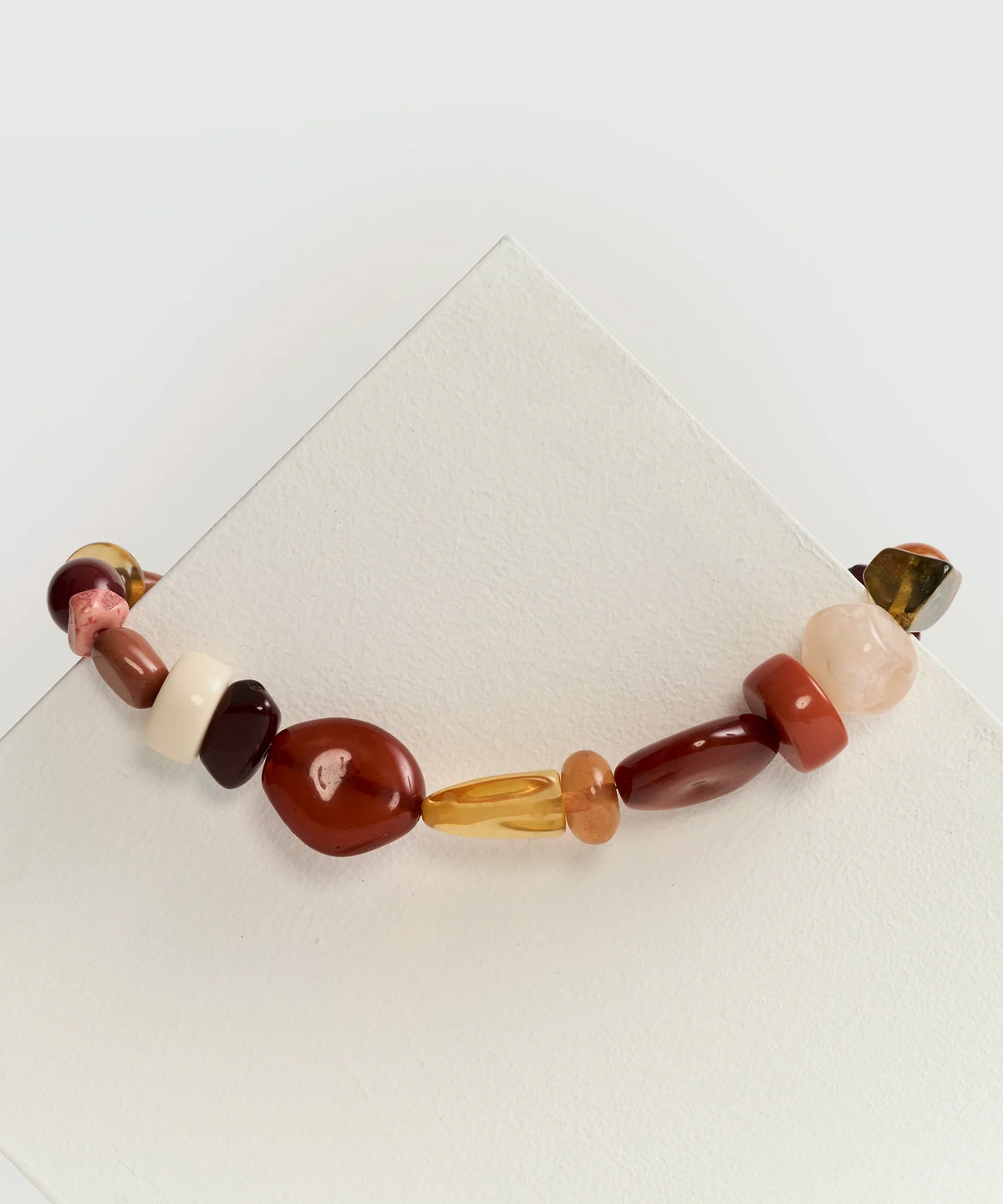 Collar Piedras Resina Irregulares