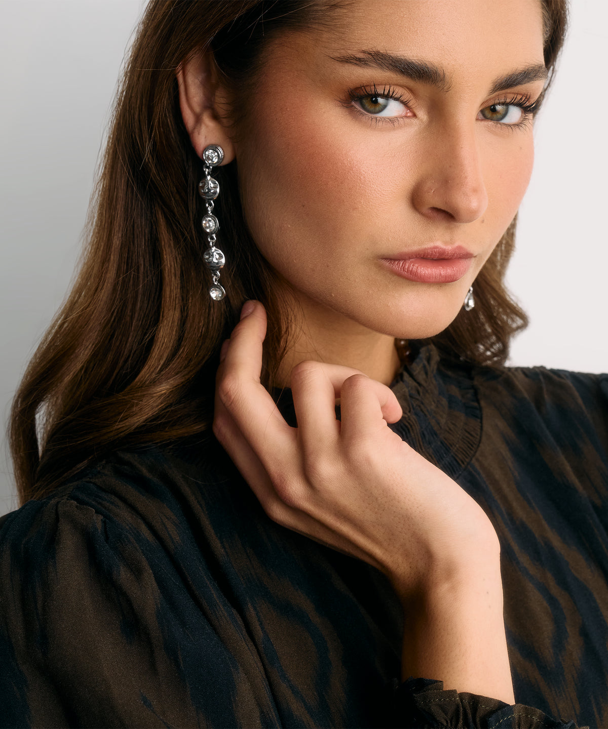 Aros Strass Punto Luz Fiesta