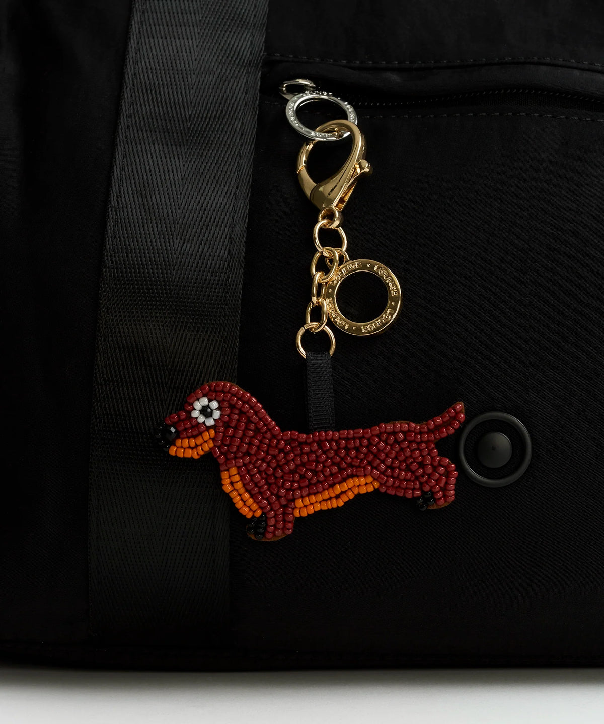 Llavero Charm Perro Mostacillas Craft