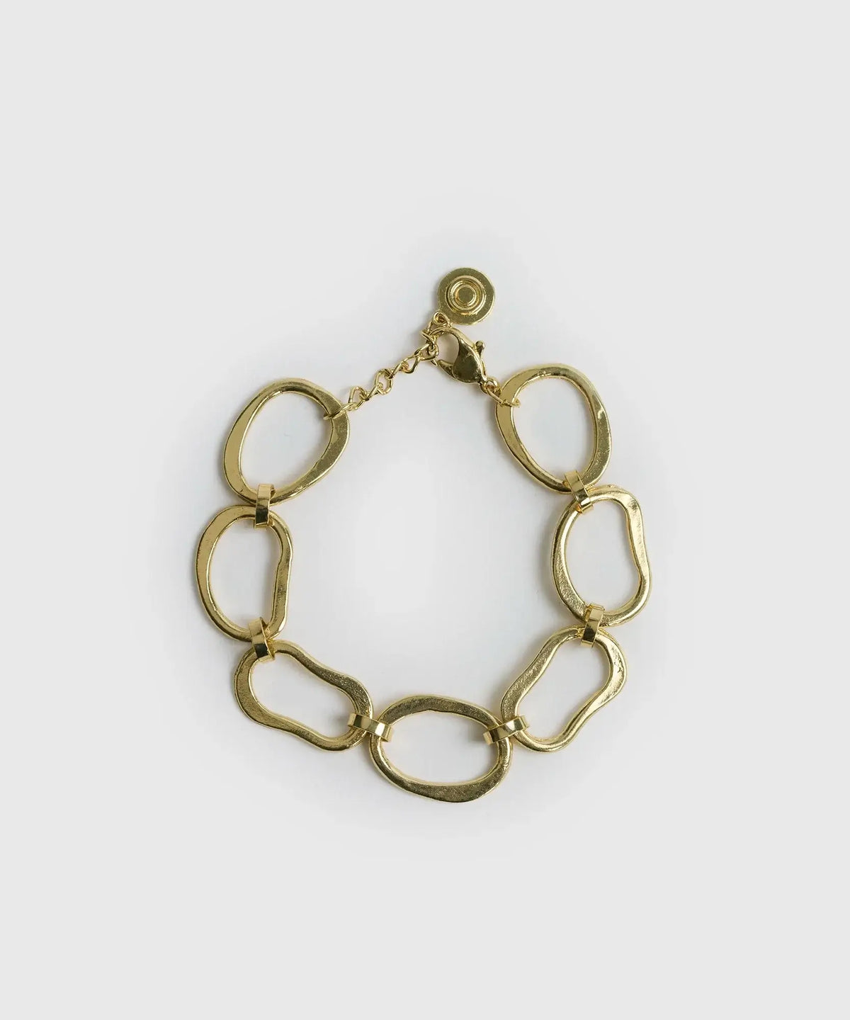 Pulsera Óvalos Boho de la marca Lounge, con eslabones gruesos de óvalos irregulares.