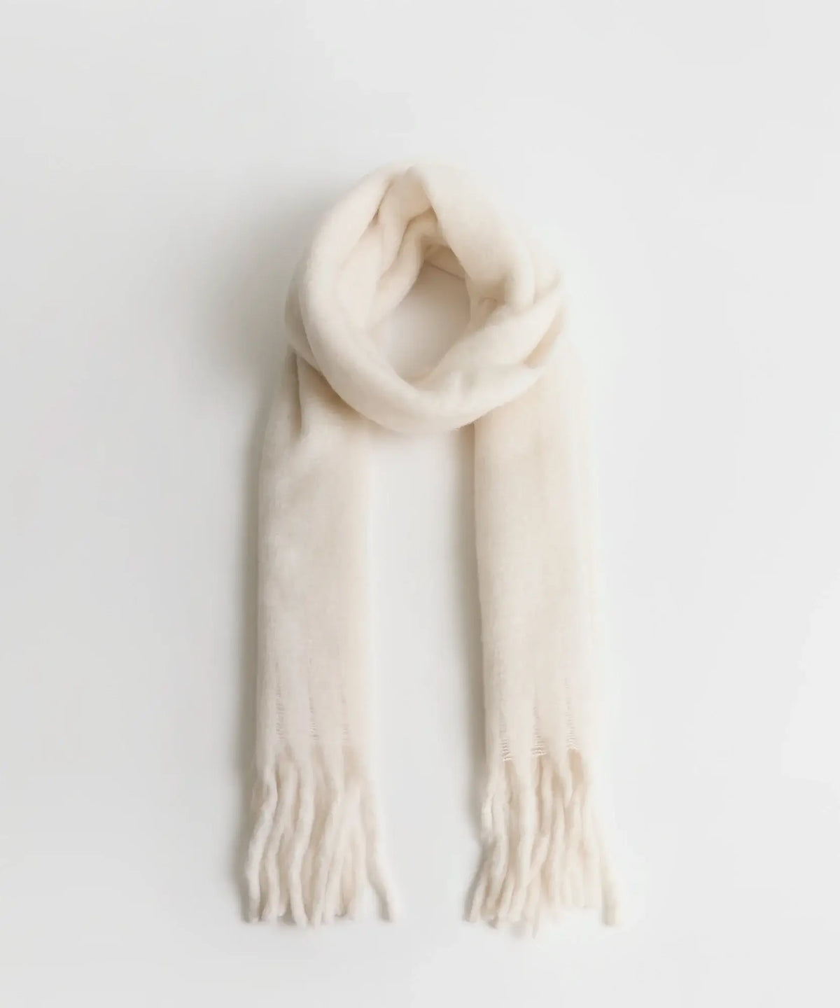 Bufanda Maxi Con Flecos